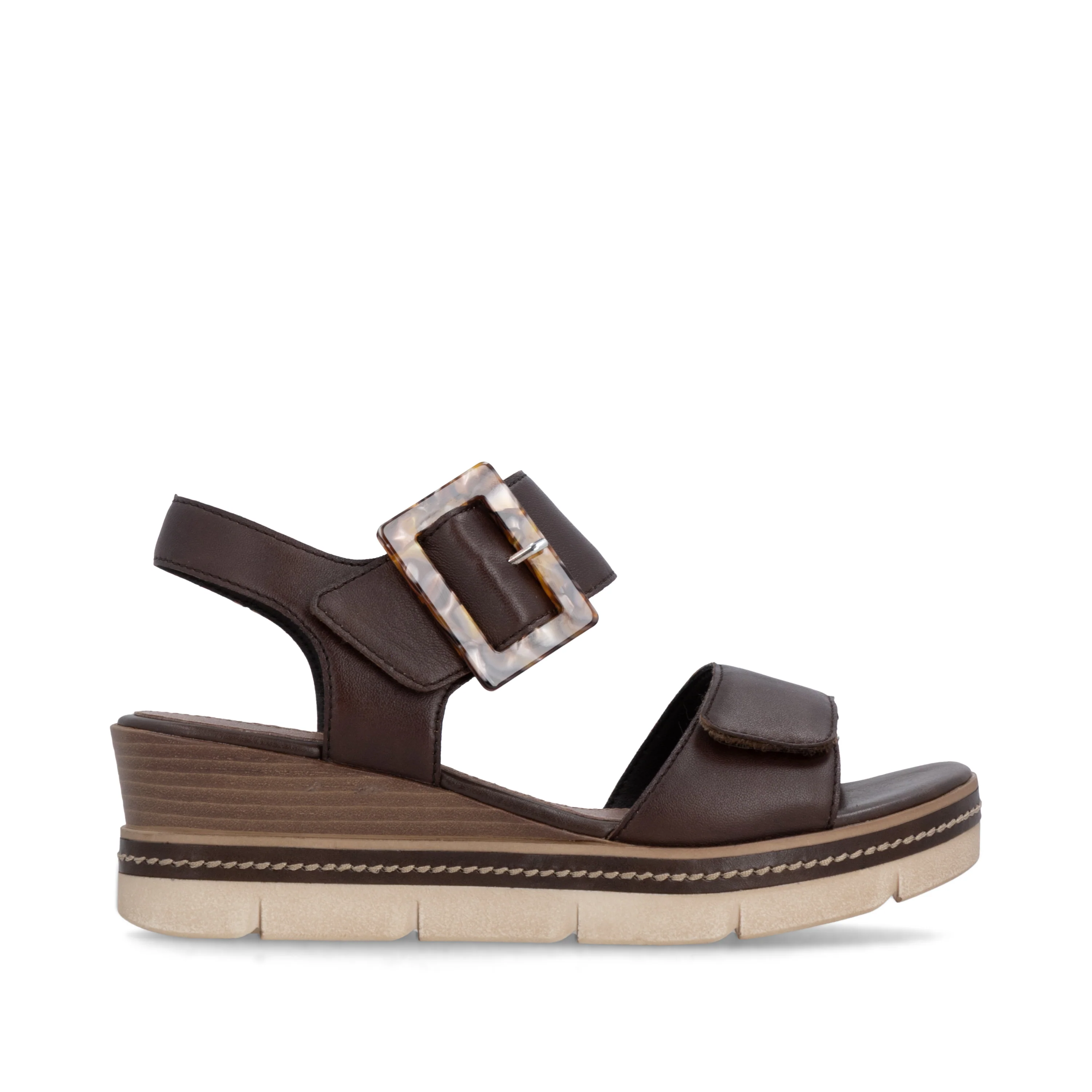 remonte Women's Wedge Sandal - Brown | D2L53-25 - Image 22