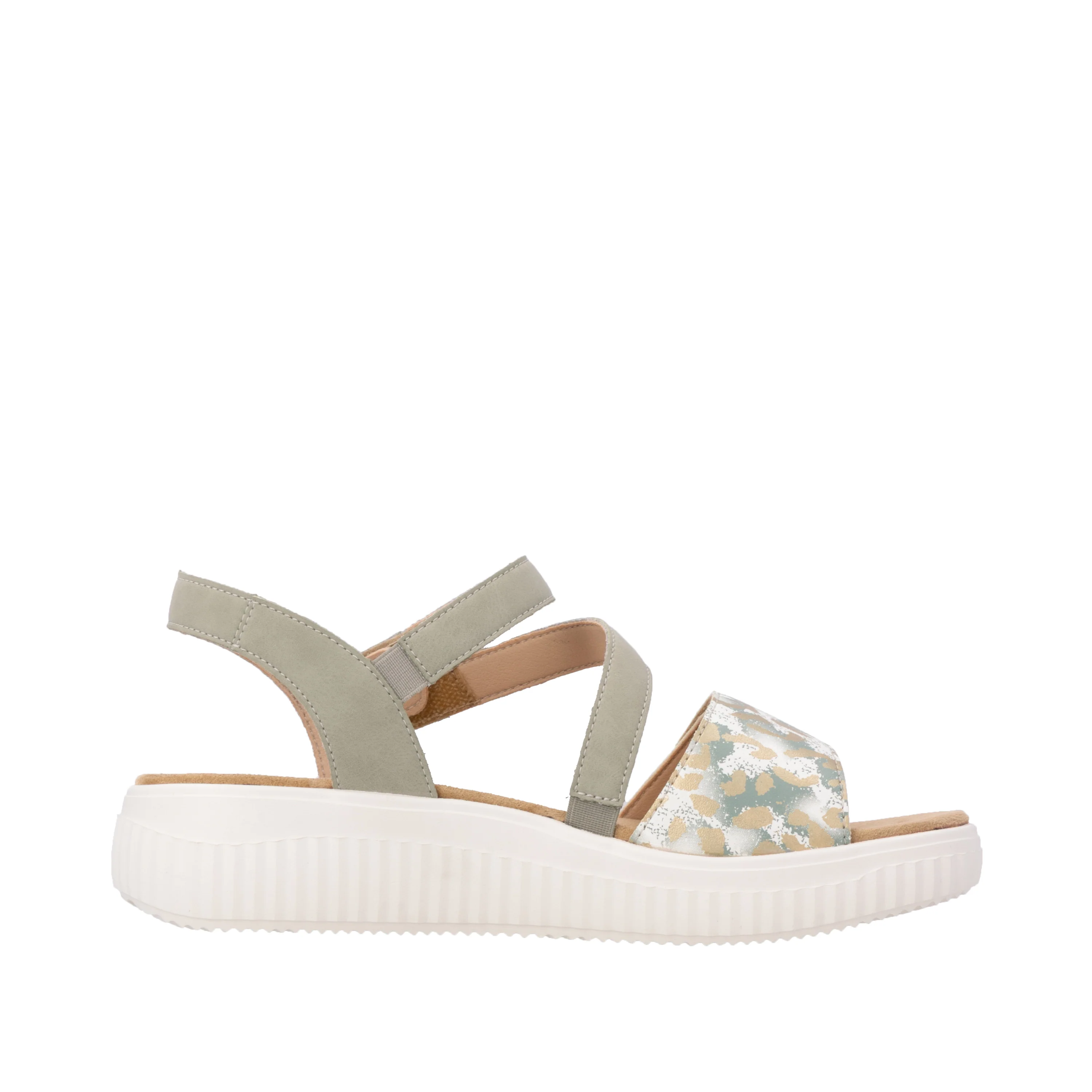 remonte Women's Wedge Sandal - Green | D3L51-52 - Image 3