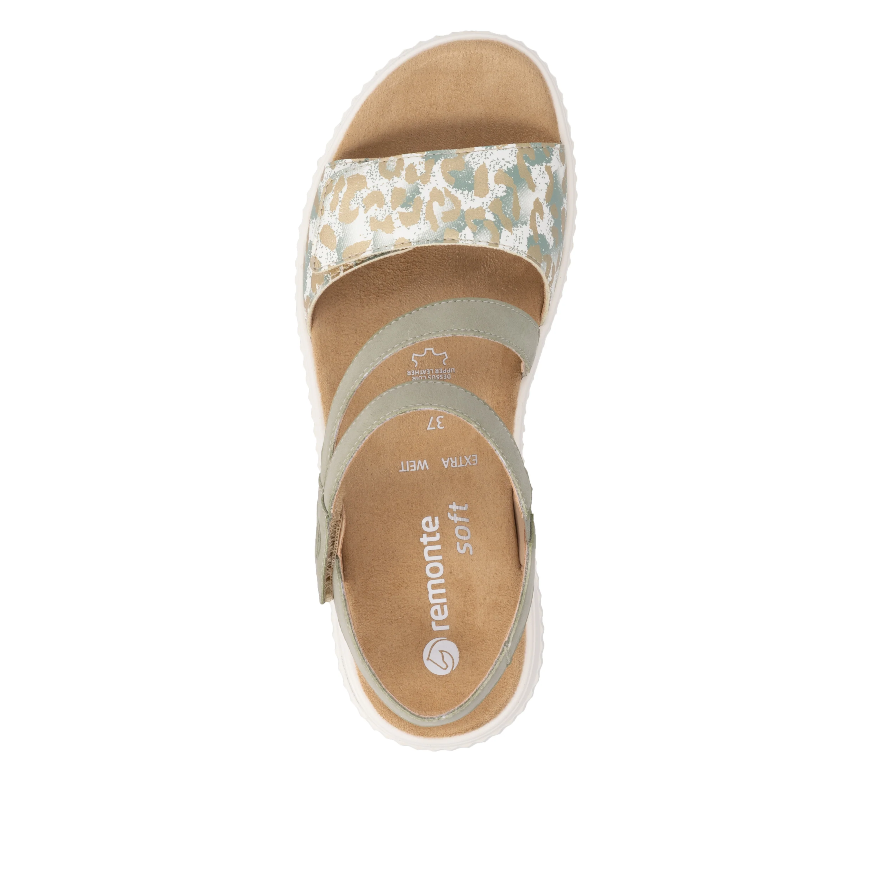 remonte Women's Wedge Sandal - Green | D3L51-52 - Image 7