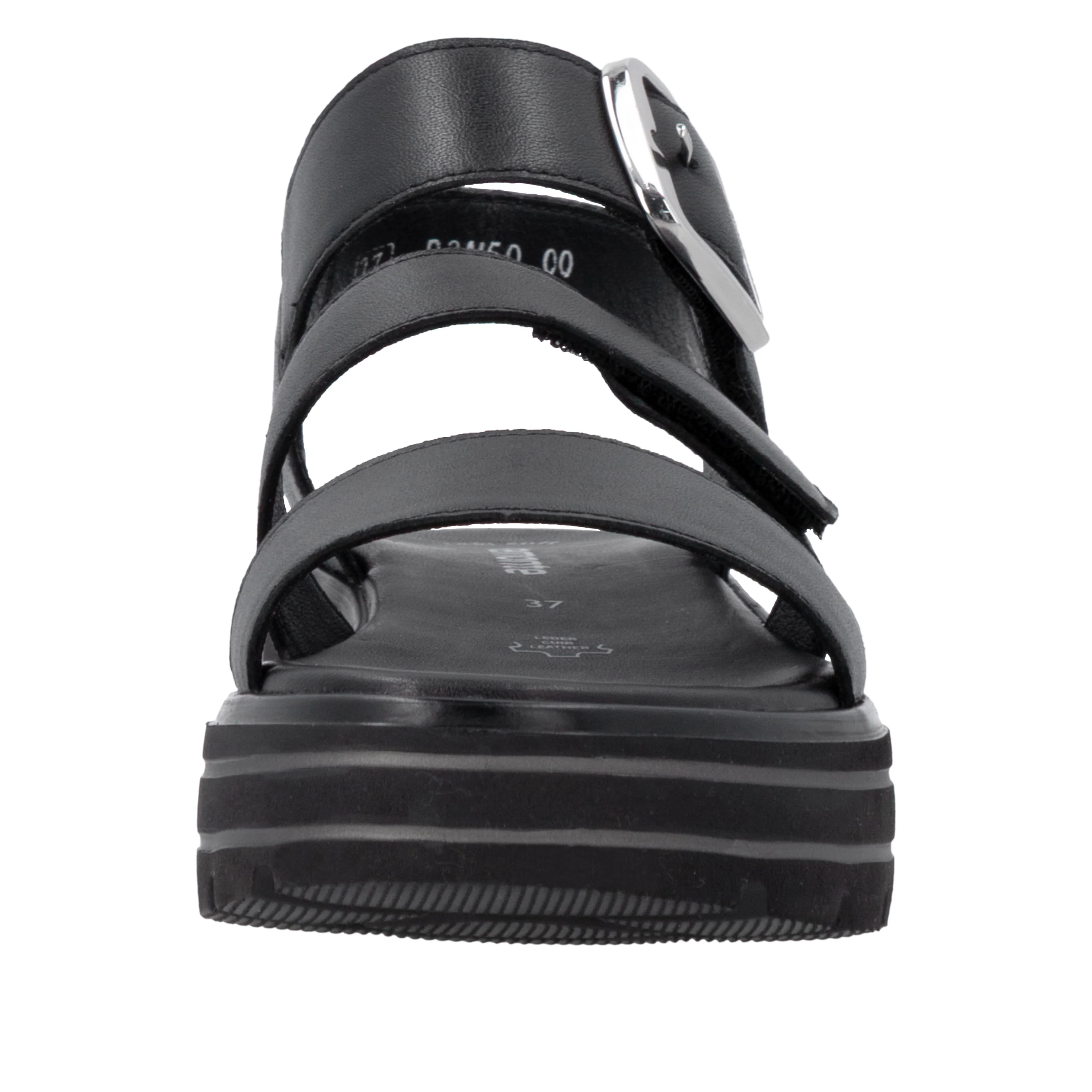 remonte Women's Wedge Sandal - Black | D3N50-00 - Image 11
