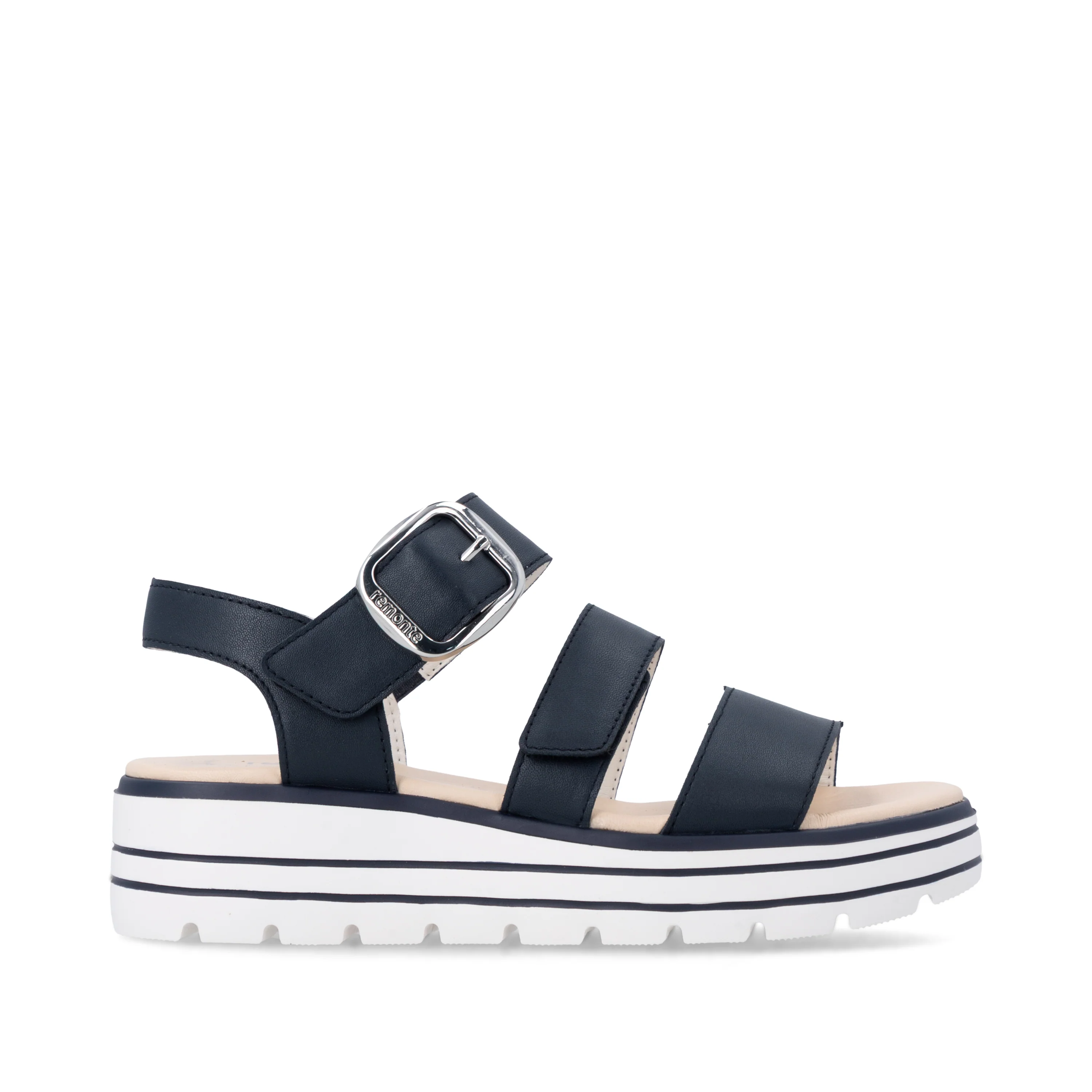 remonte Women's Wedge Sandal - Blue | D3N50-14 - Image 22