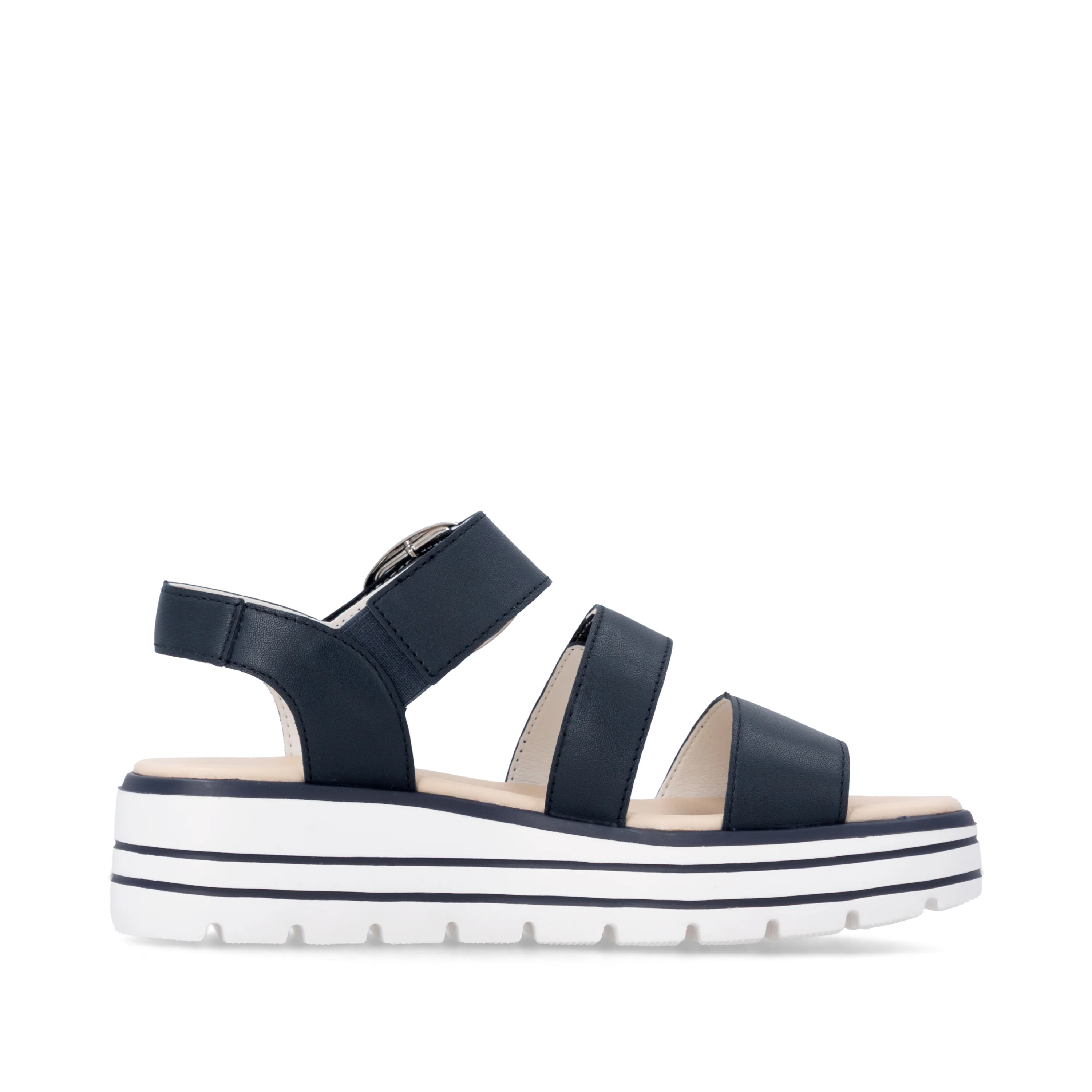 remonte Women's Wedge Sandal - Blue | D3N50-14 - Image 4