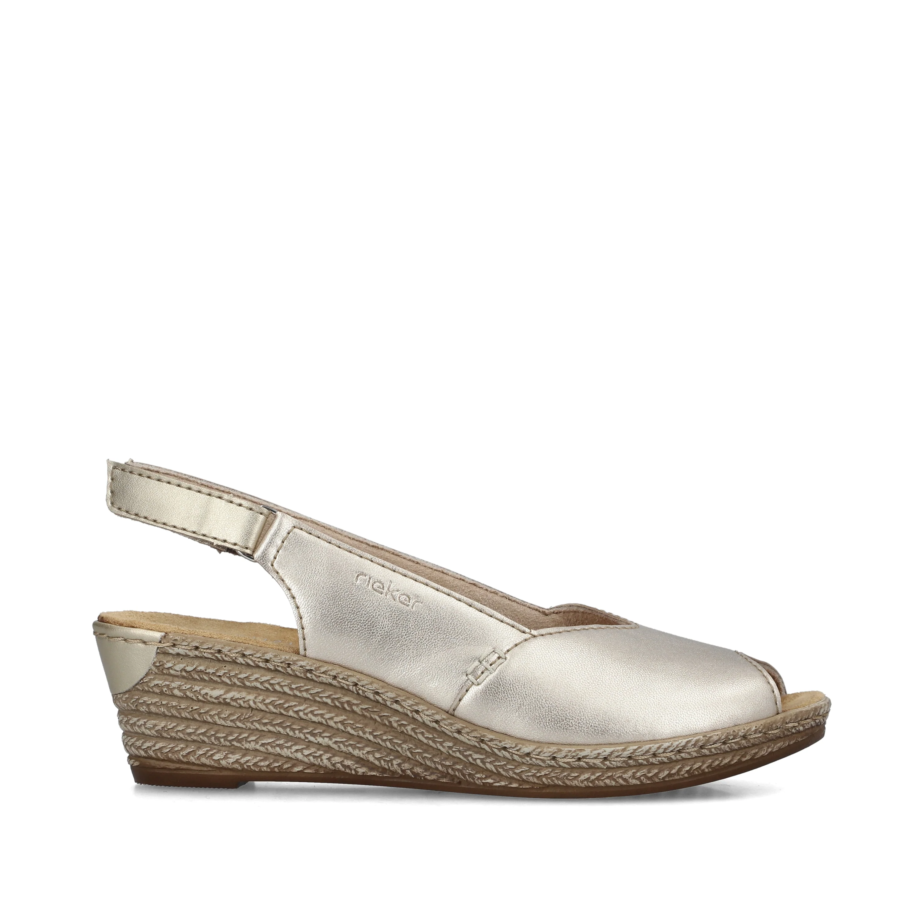 Rieker Woman's Sandals - Gold | 62462-90 - Image 8