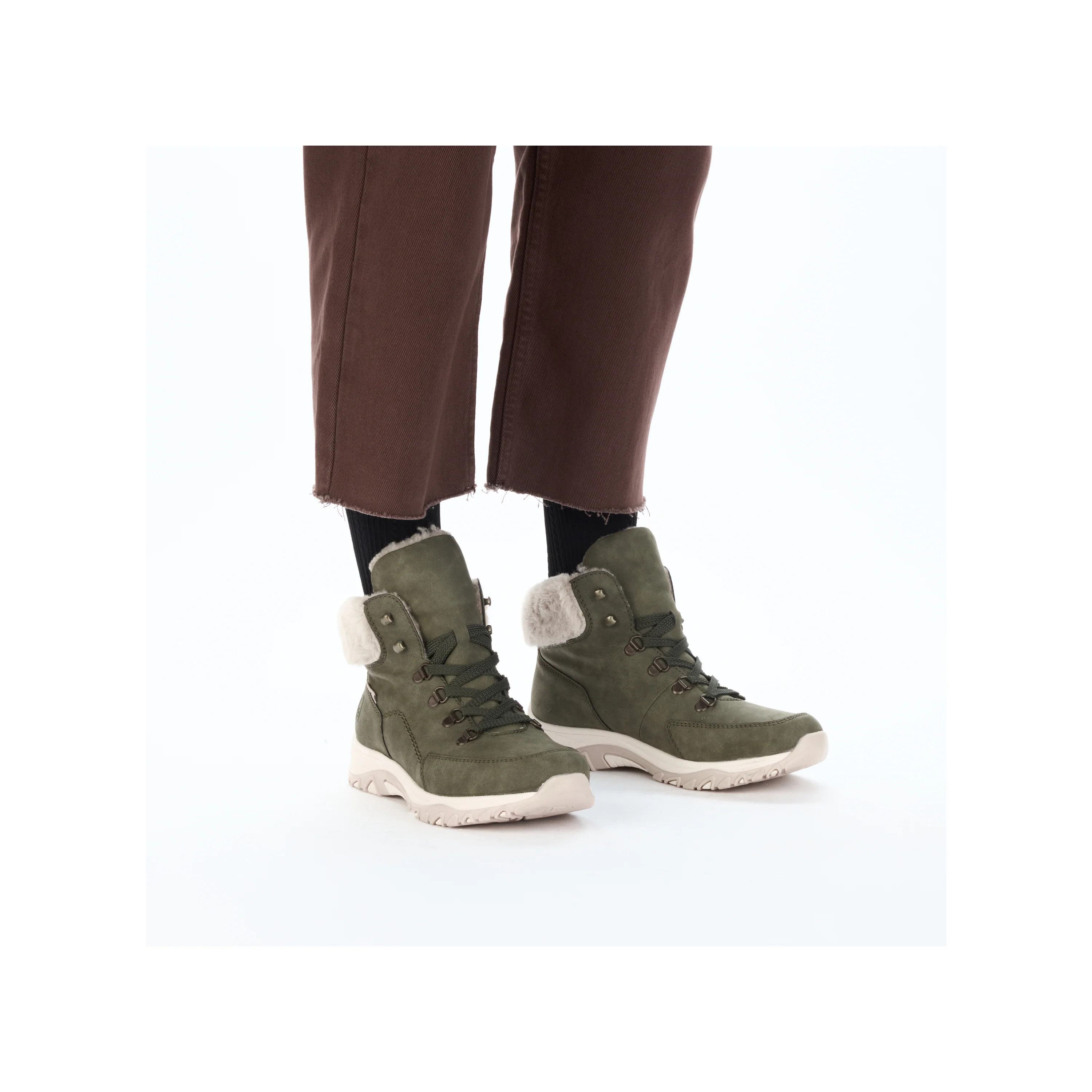 Rieker Woman's Boots - Green | M9610-54 - Image 10