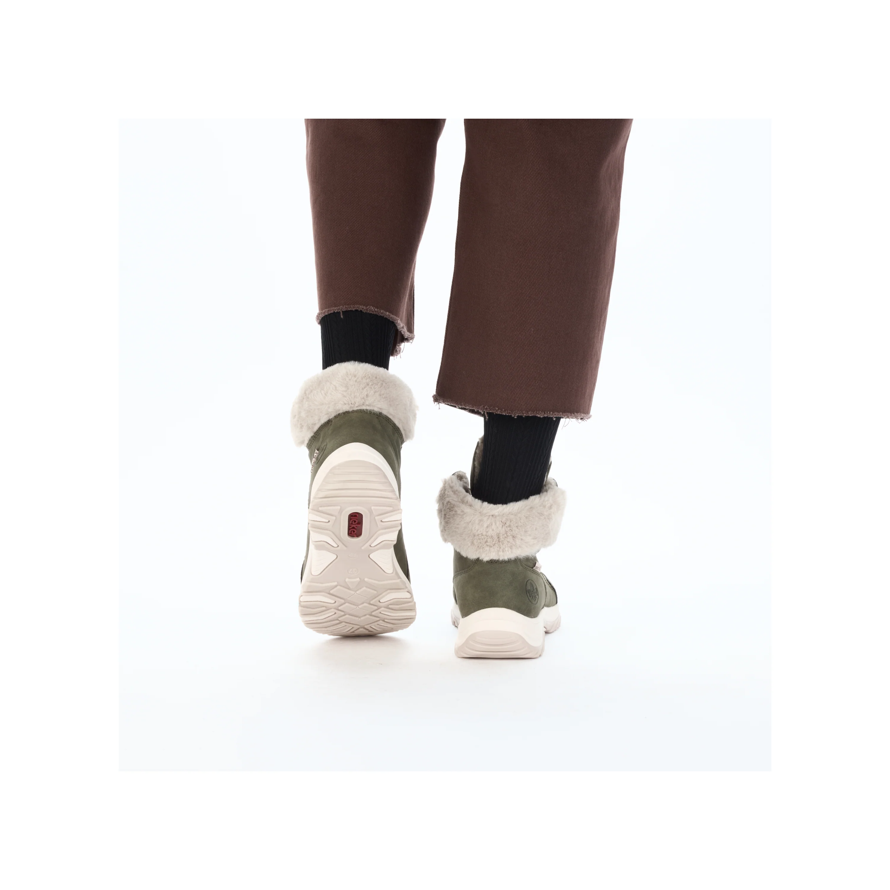 Rieker Woman's Boots - Green | M9610-54 - Image 12