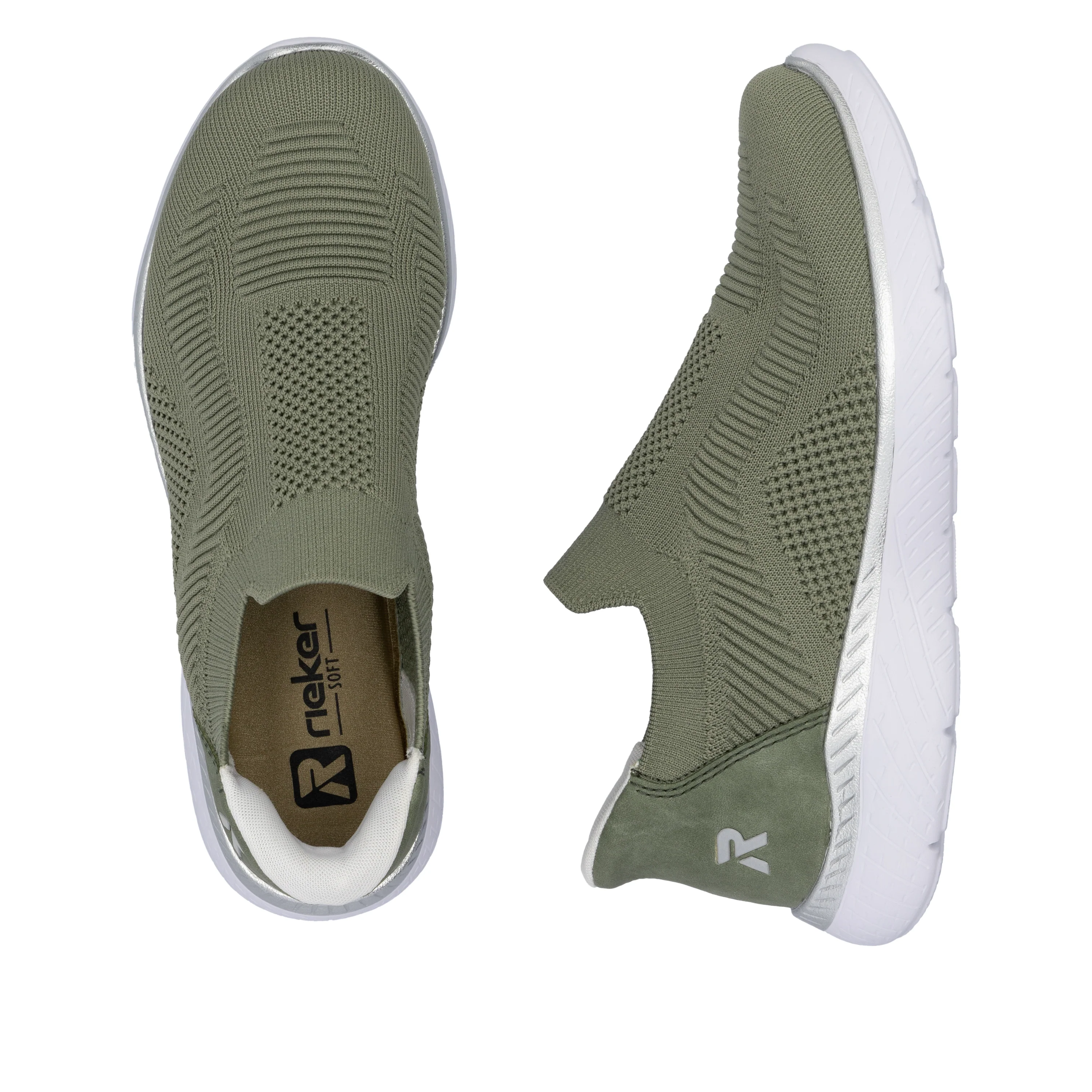 Rieker Sport Woman's Shoes - Green | M5072-52 - Image 9