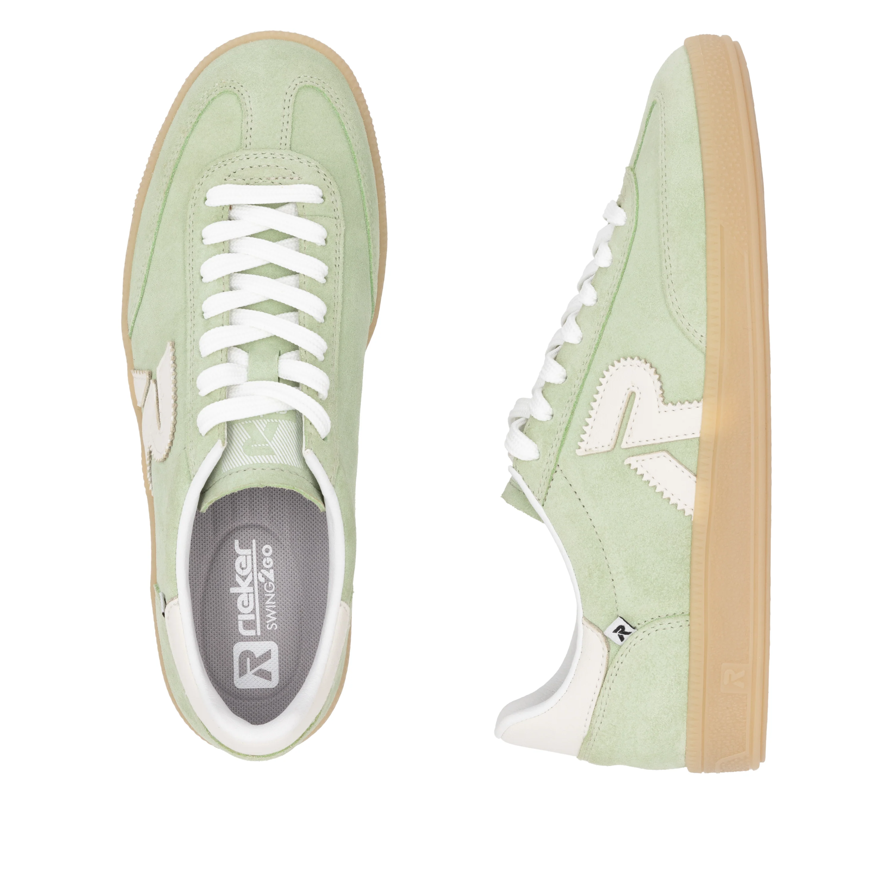 Rieker Sport Woman's Shoes - Green | W2200-52 - Image 9