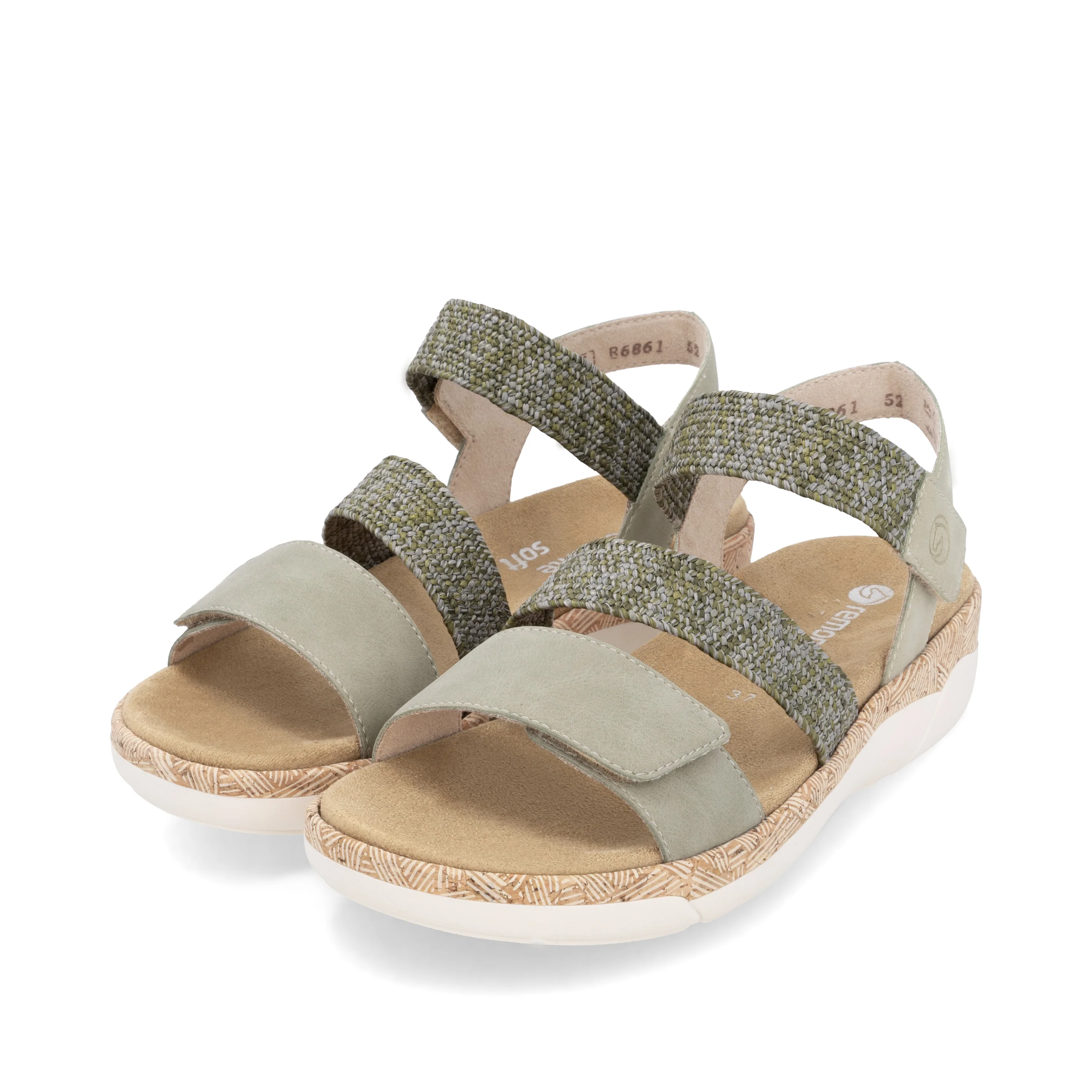 remonte Woman's Sandals - Green | R6861-52 - Image 8
