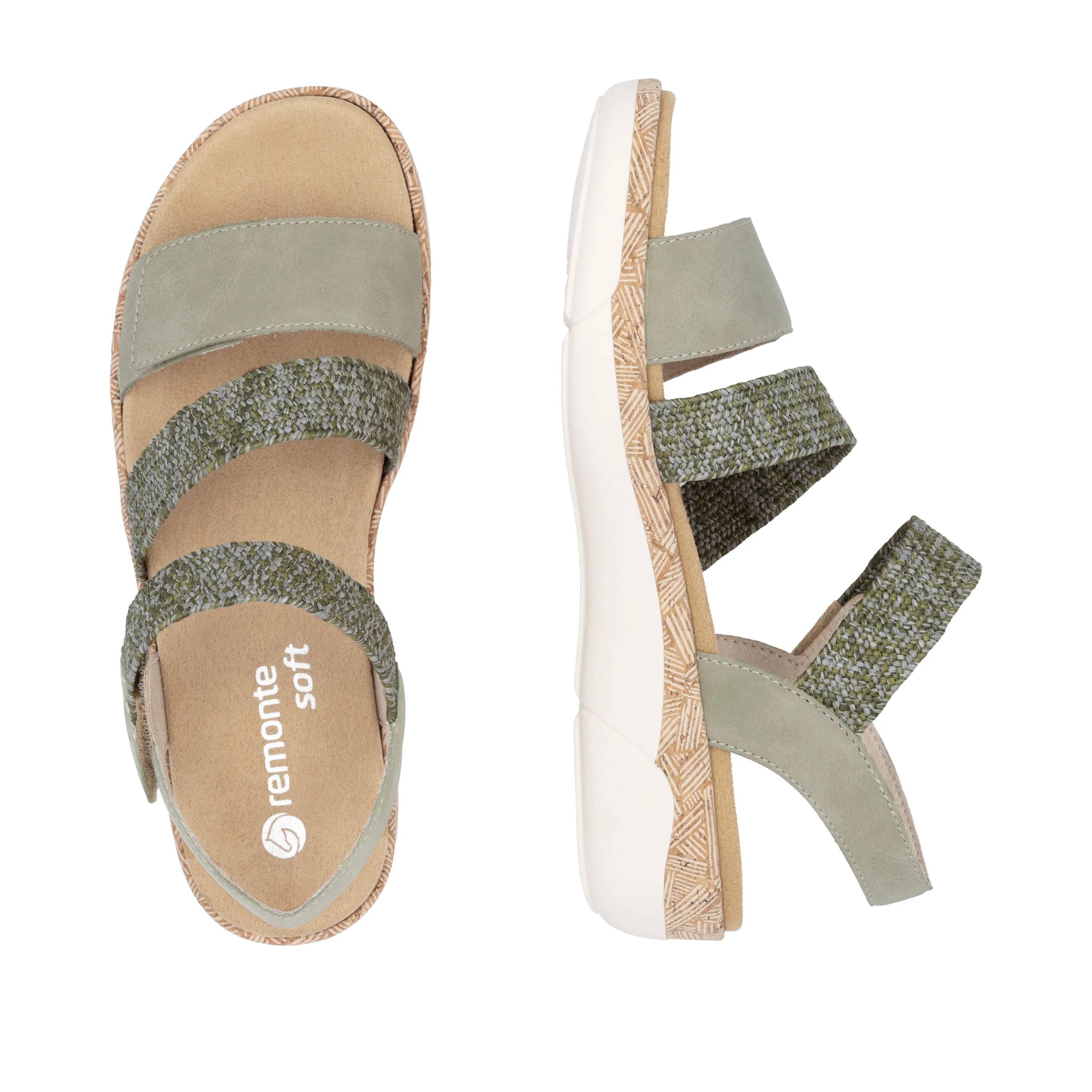 remonte Woman's Sandals - Green | R6861-52 - Image 9