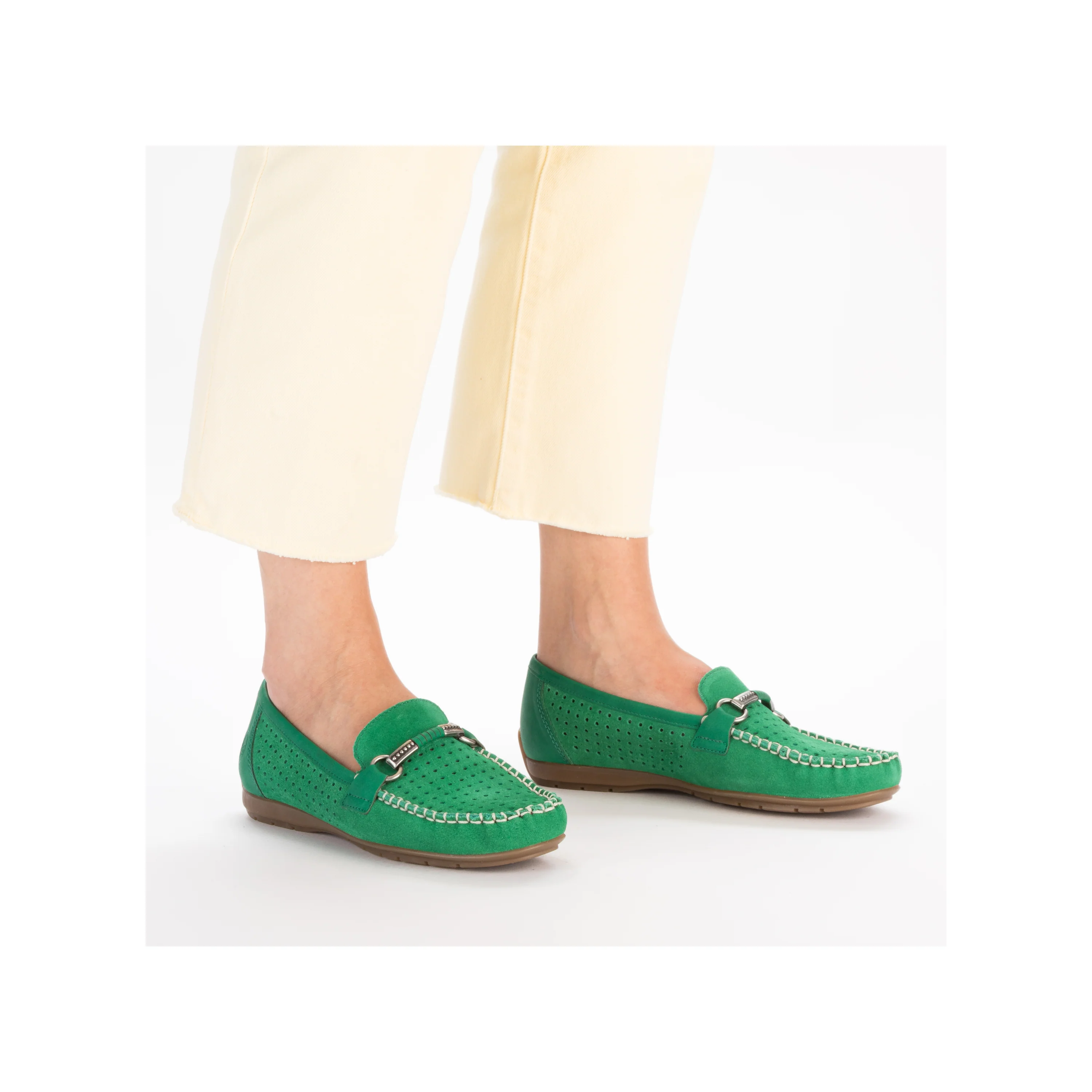 Rieker Woman's Shoes - Green | 40253-54 - Image 10