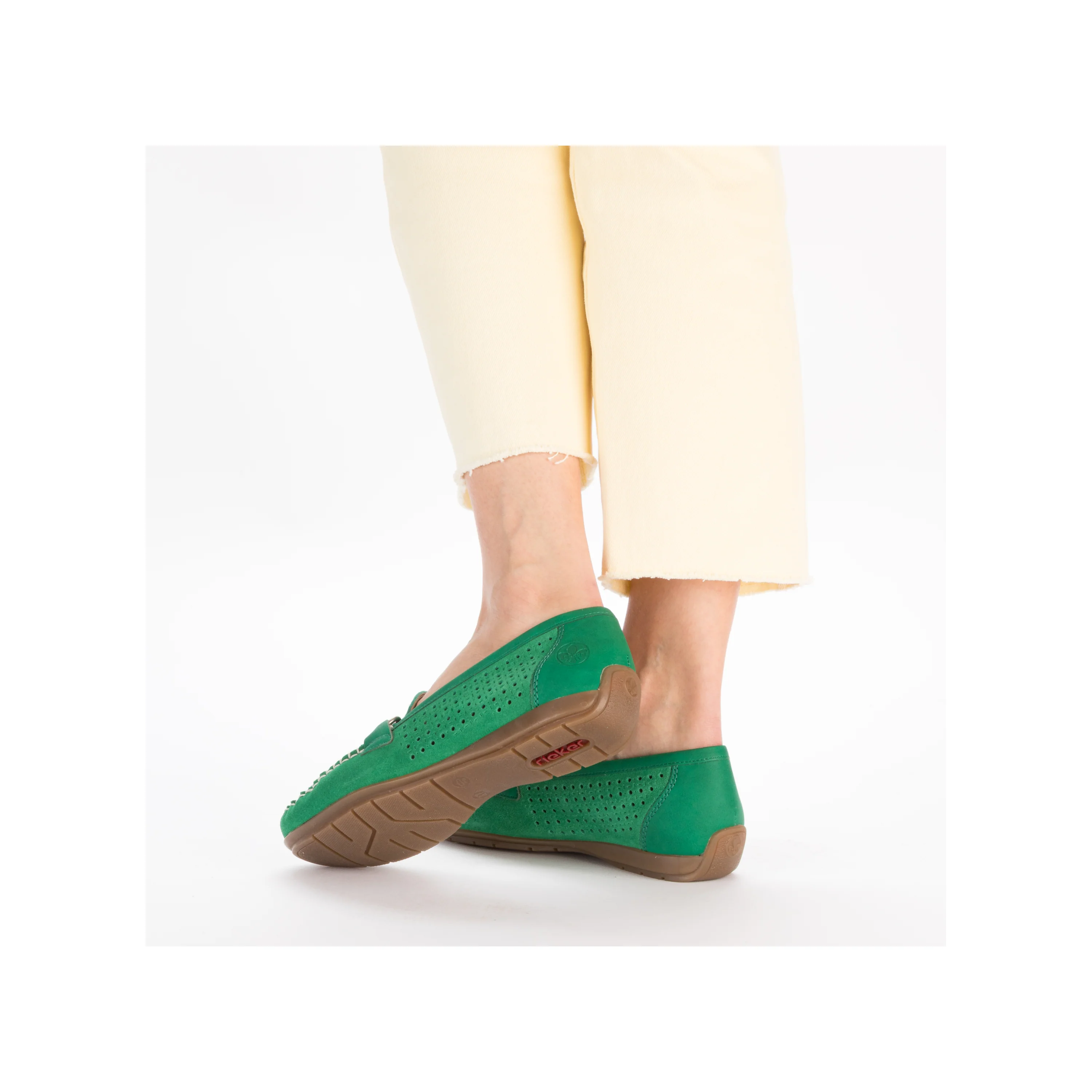 Rieker Woman's Shoes - Green | 40253-54 - Image 11