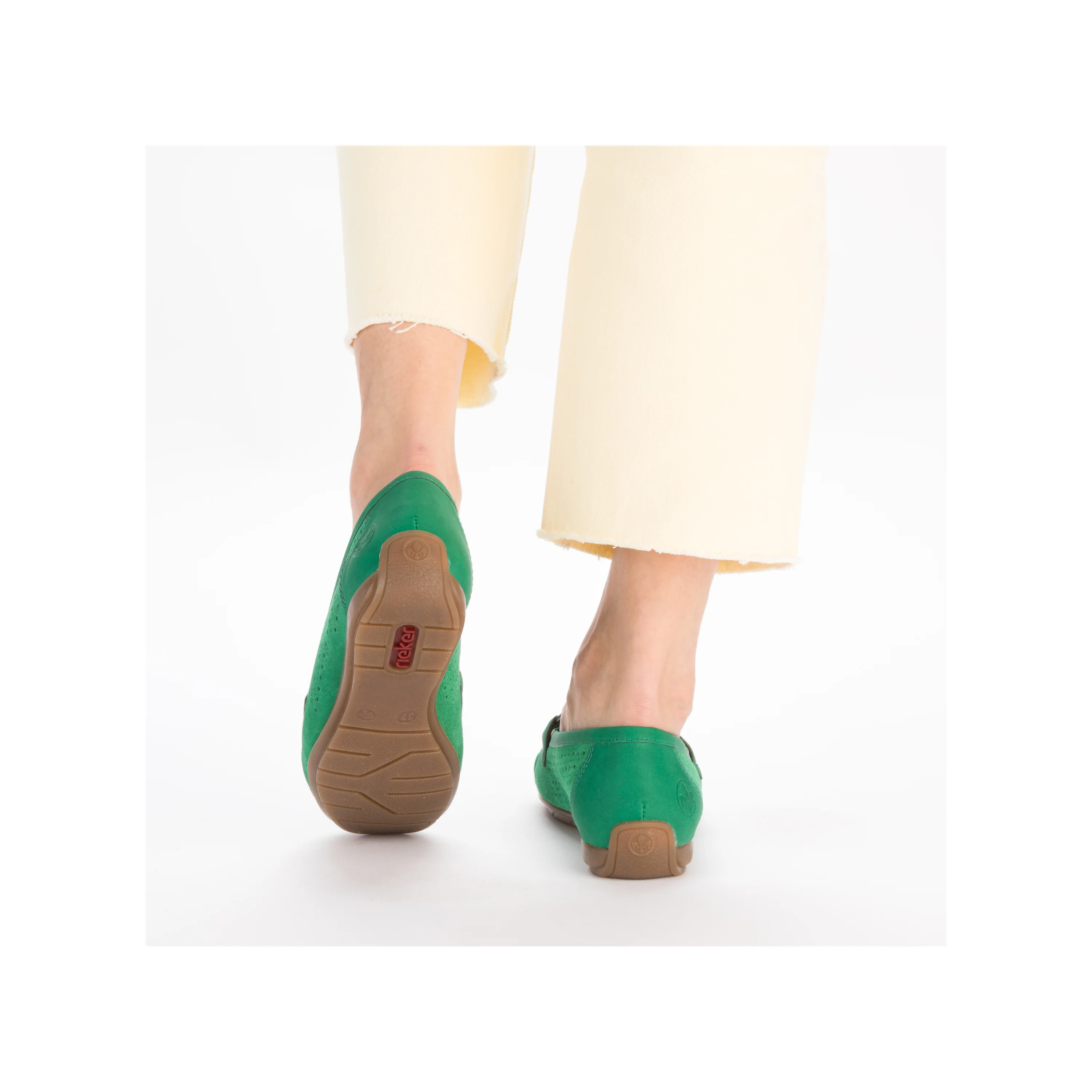 Rieker Woman's Shoes - Green | 40253-54 - Image 12