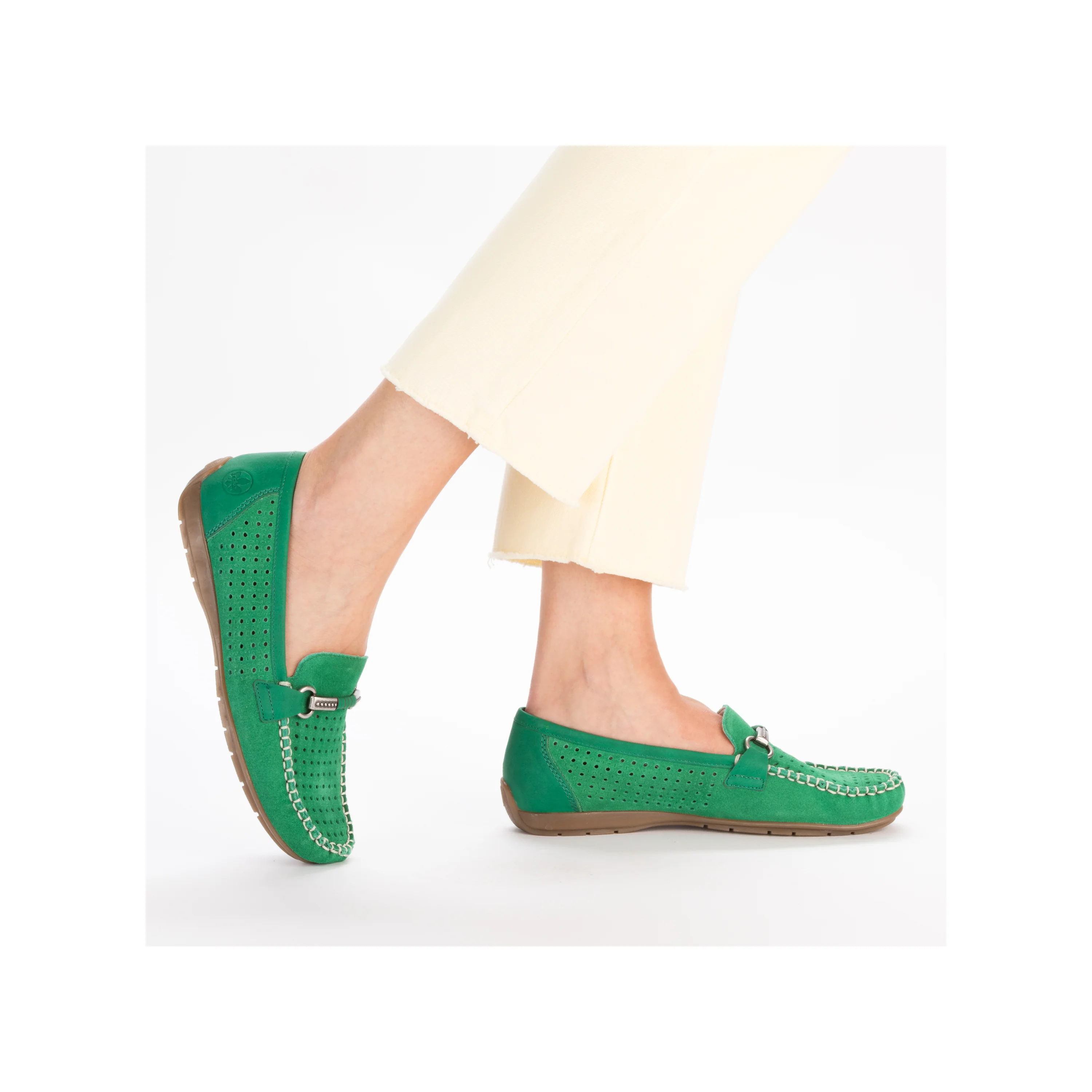 Rieker Woman's Shoes - Green | 40253-54 - Image 13
