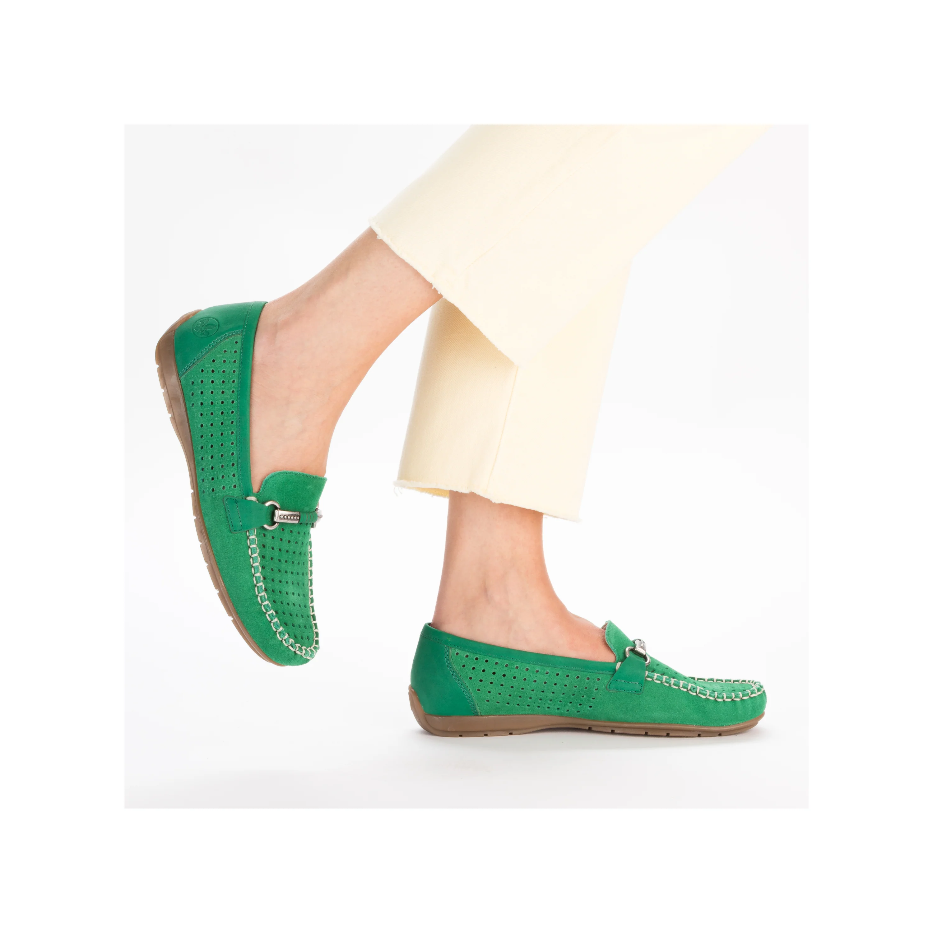 Rieker Woman's Shoes - Green | 40253-54 - Image 14