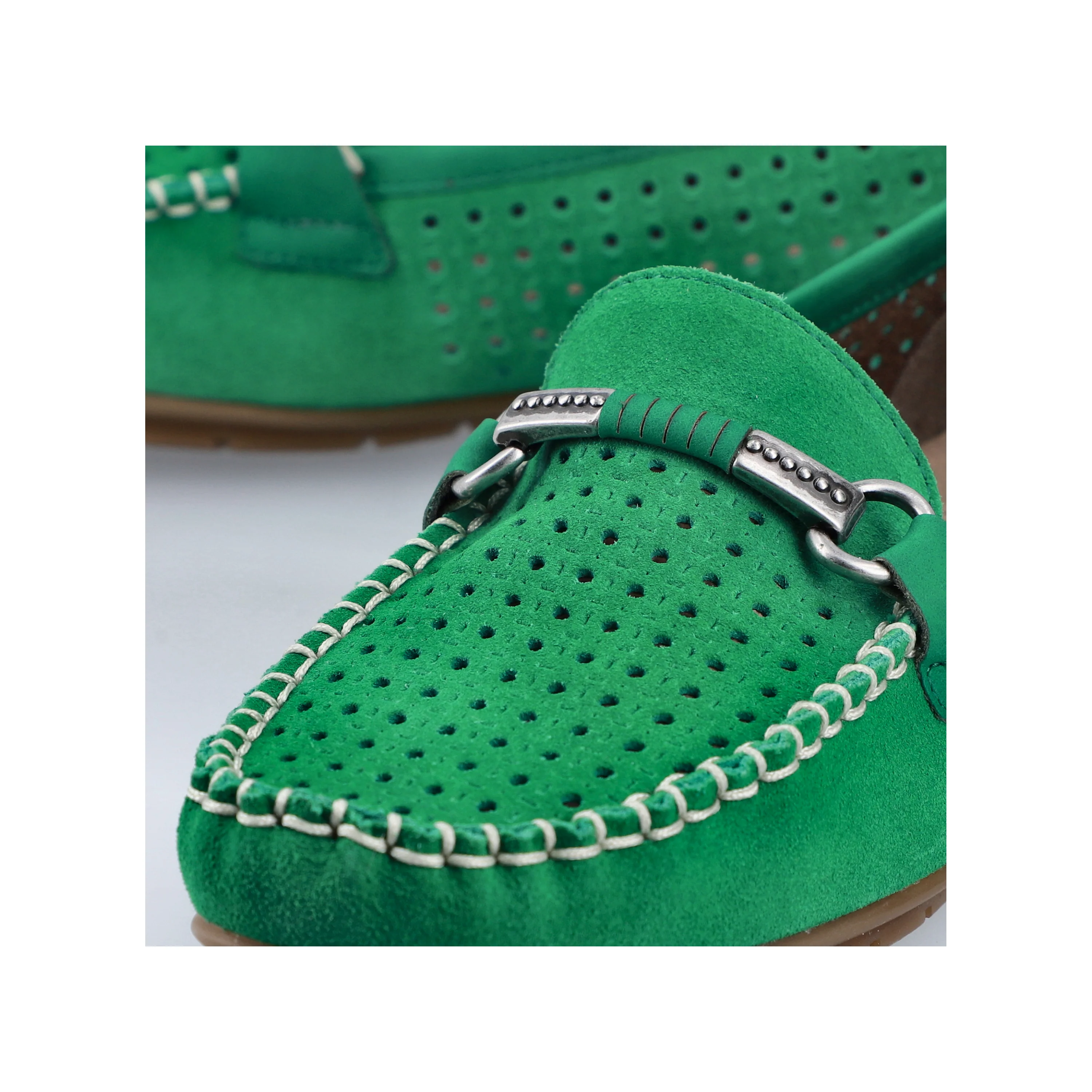 Rieker Woman's Shoes - Green | 40253-54 - Image 15