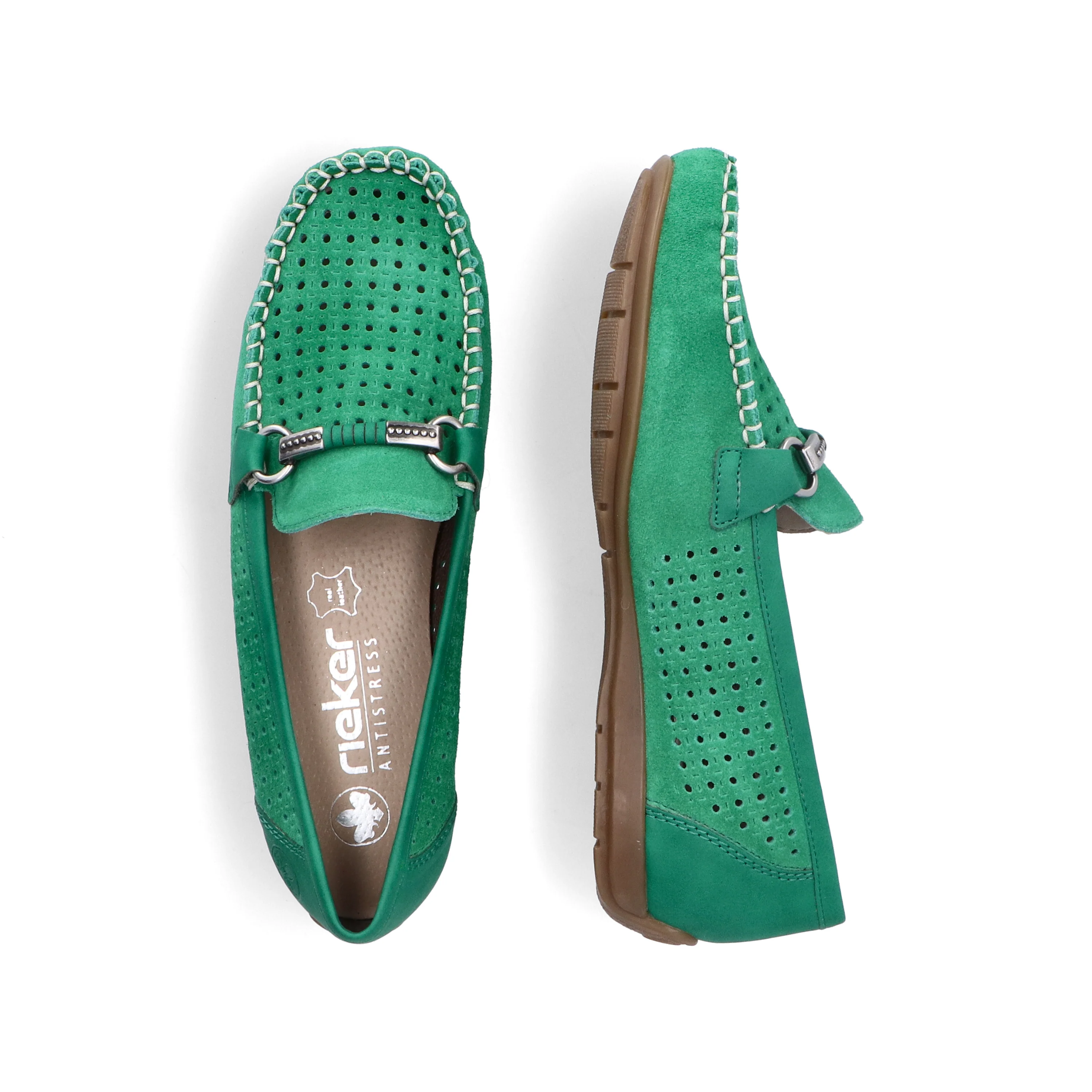 Rieker Woman's Shoes - Green | 40253-54 - Image 9