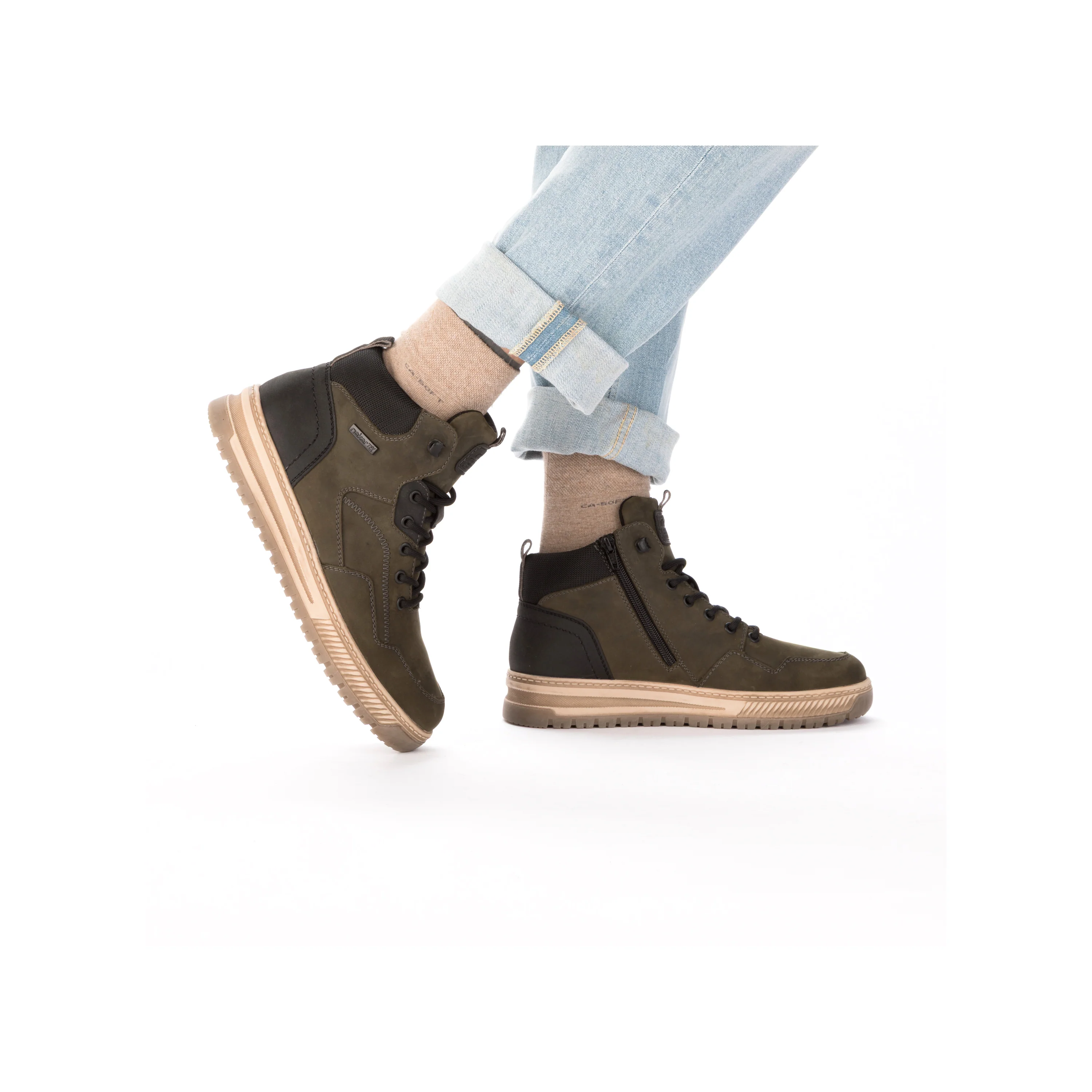 Rieker Men's Boots - Green | 38554-54 - Image 11