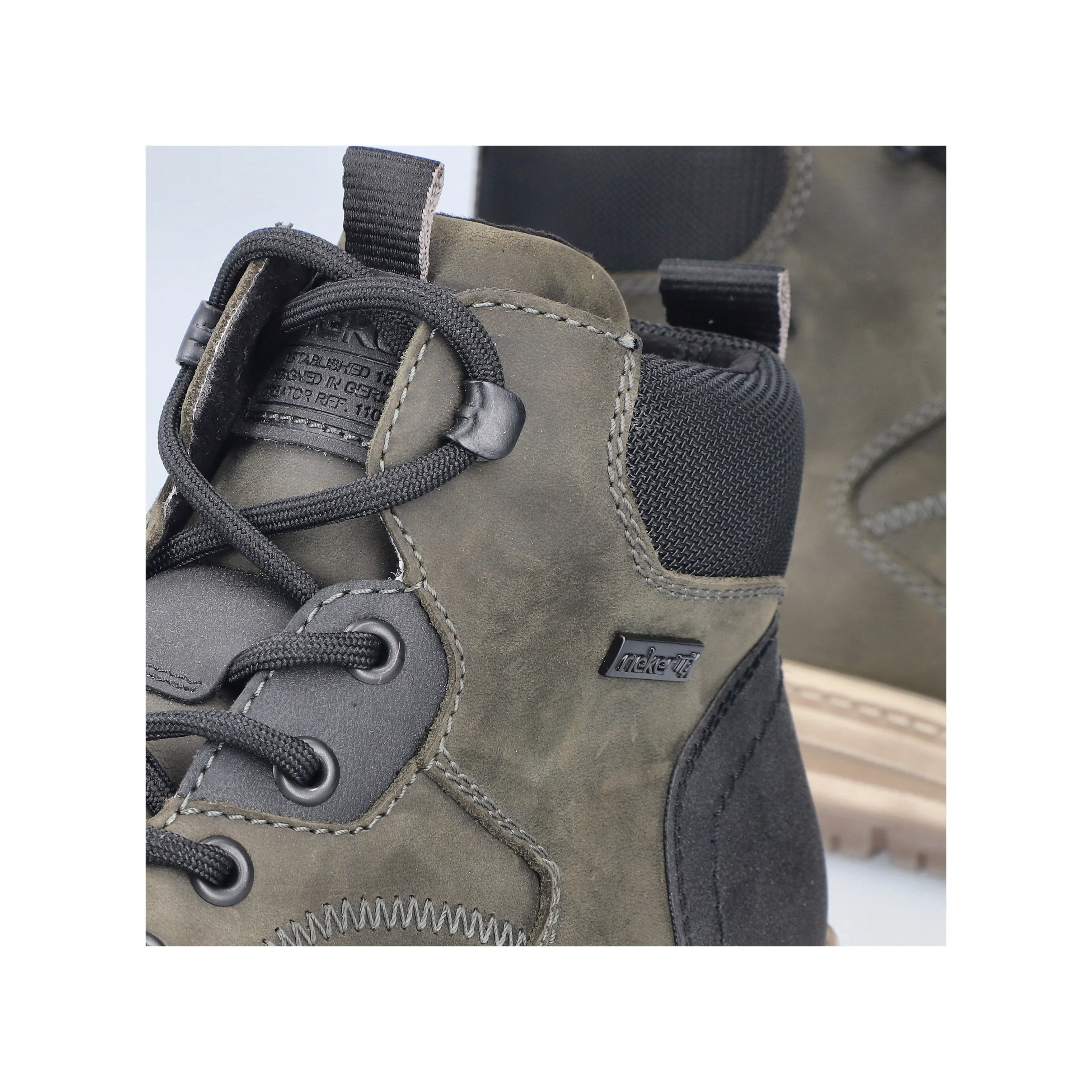 Rieker Men's Boots - Green | 38554-54 - Image 13