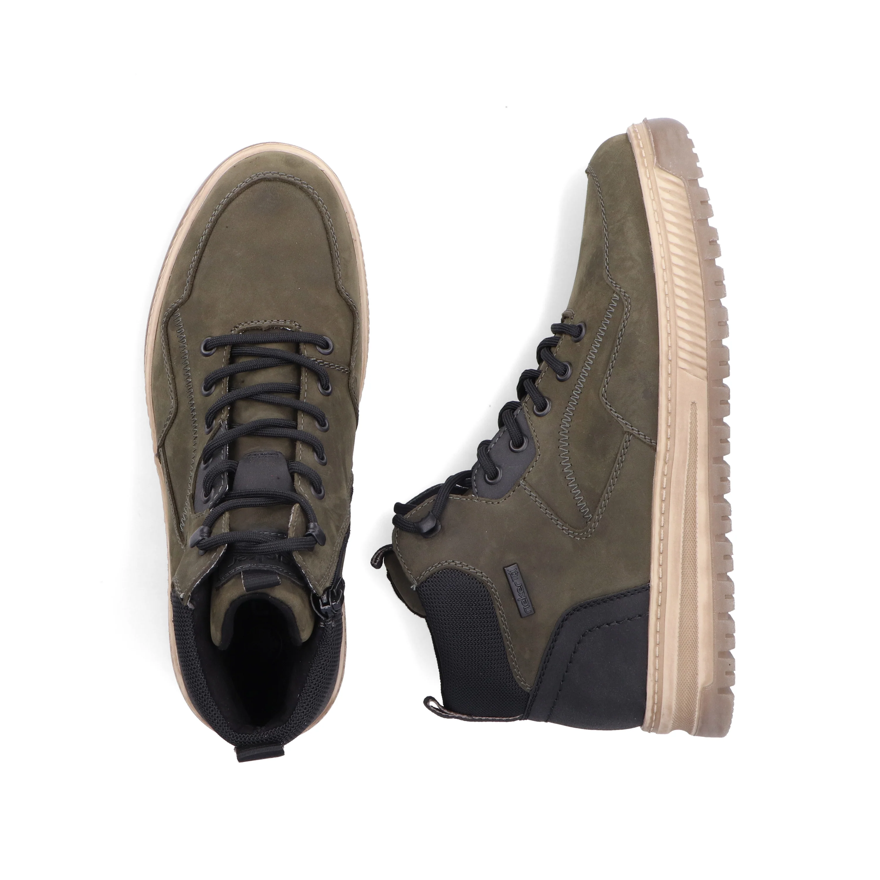 Rieker Men's Boots - Green | 38554-54 - Image 9