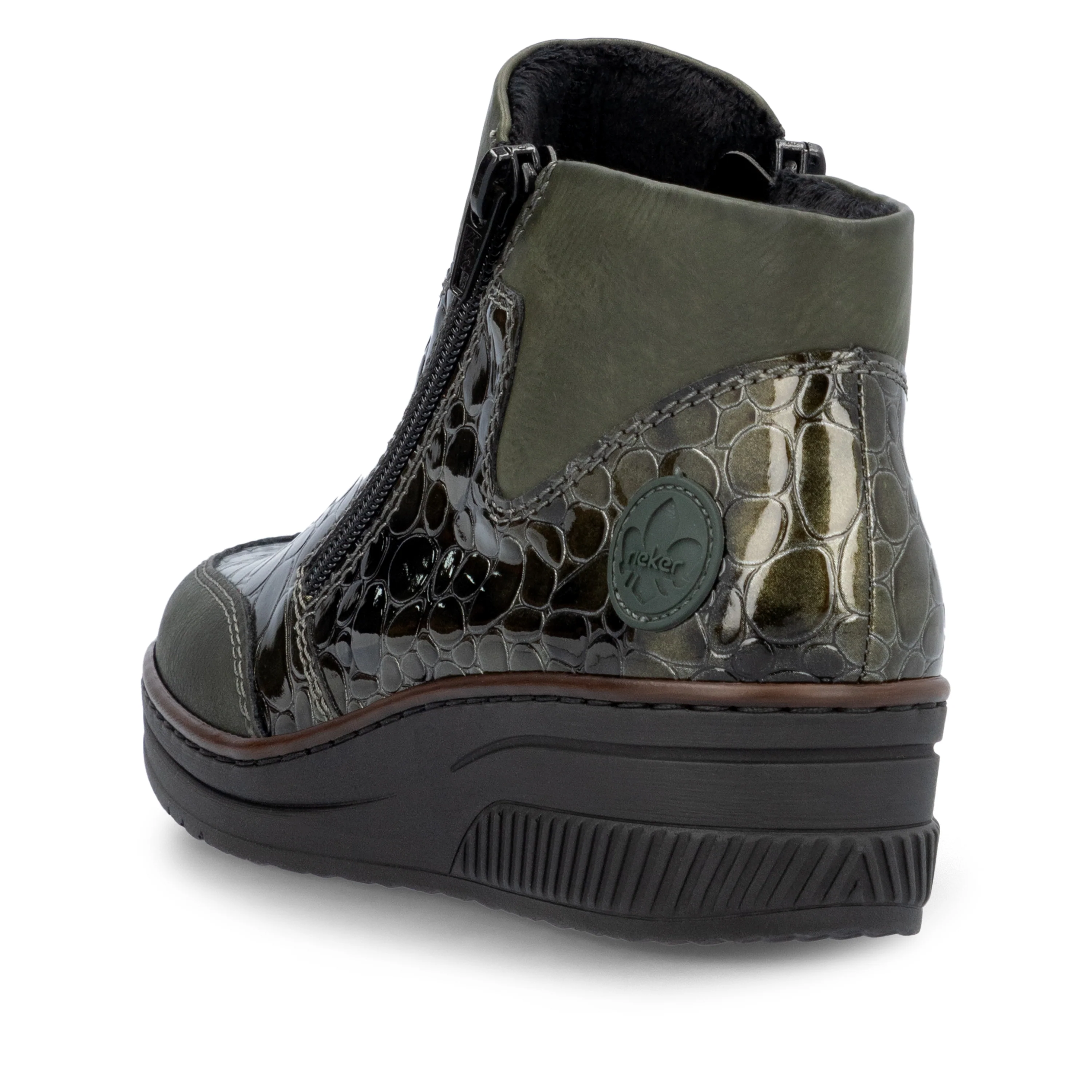Rieker Woman's Boots - Green | 48754-54 - Image 3
