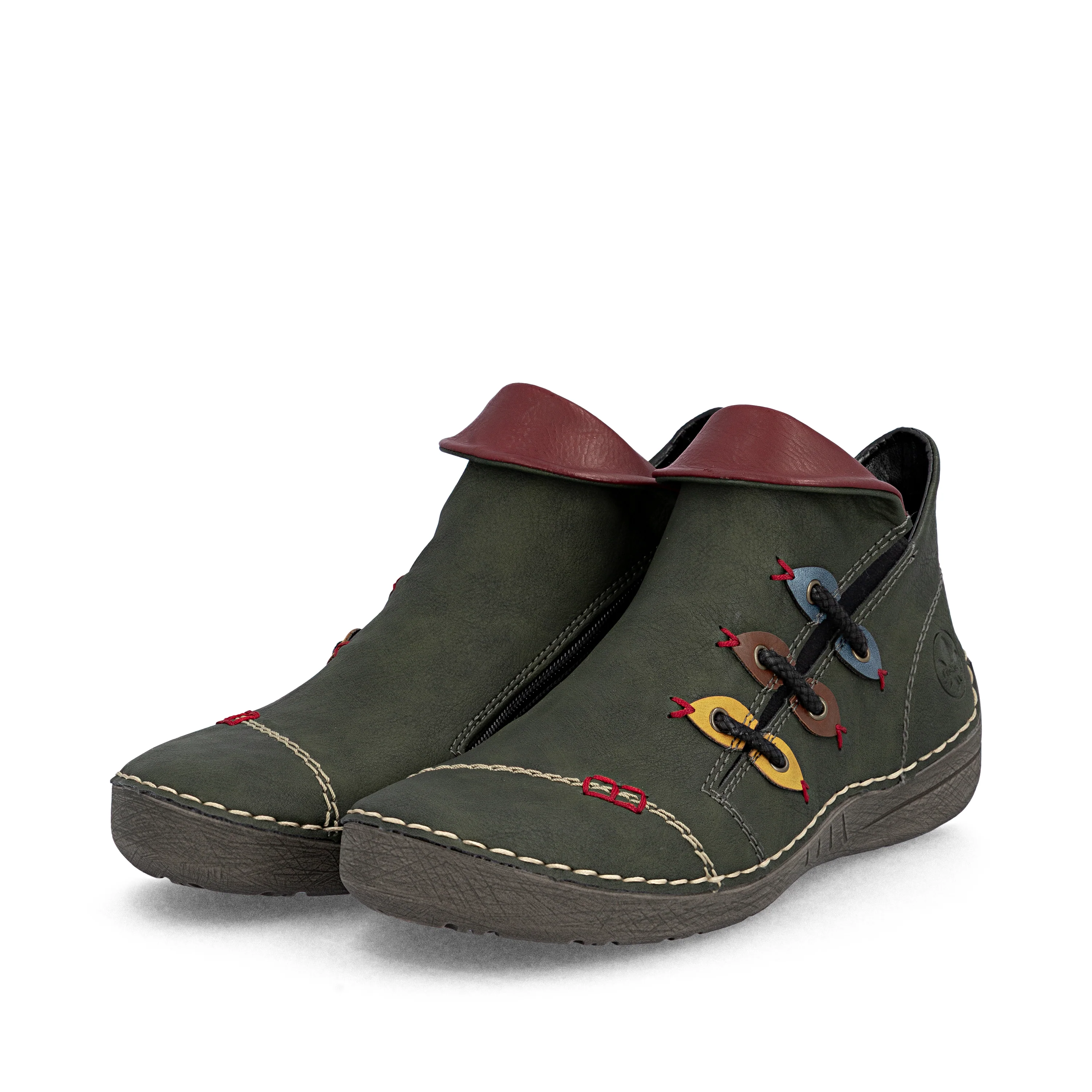 Rieker Woman's Boots - Green | 72581-54 - Image 8