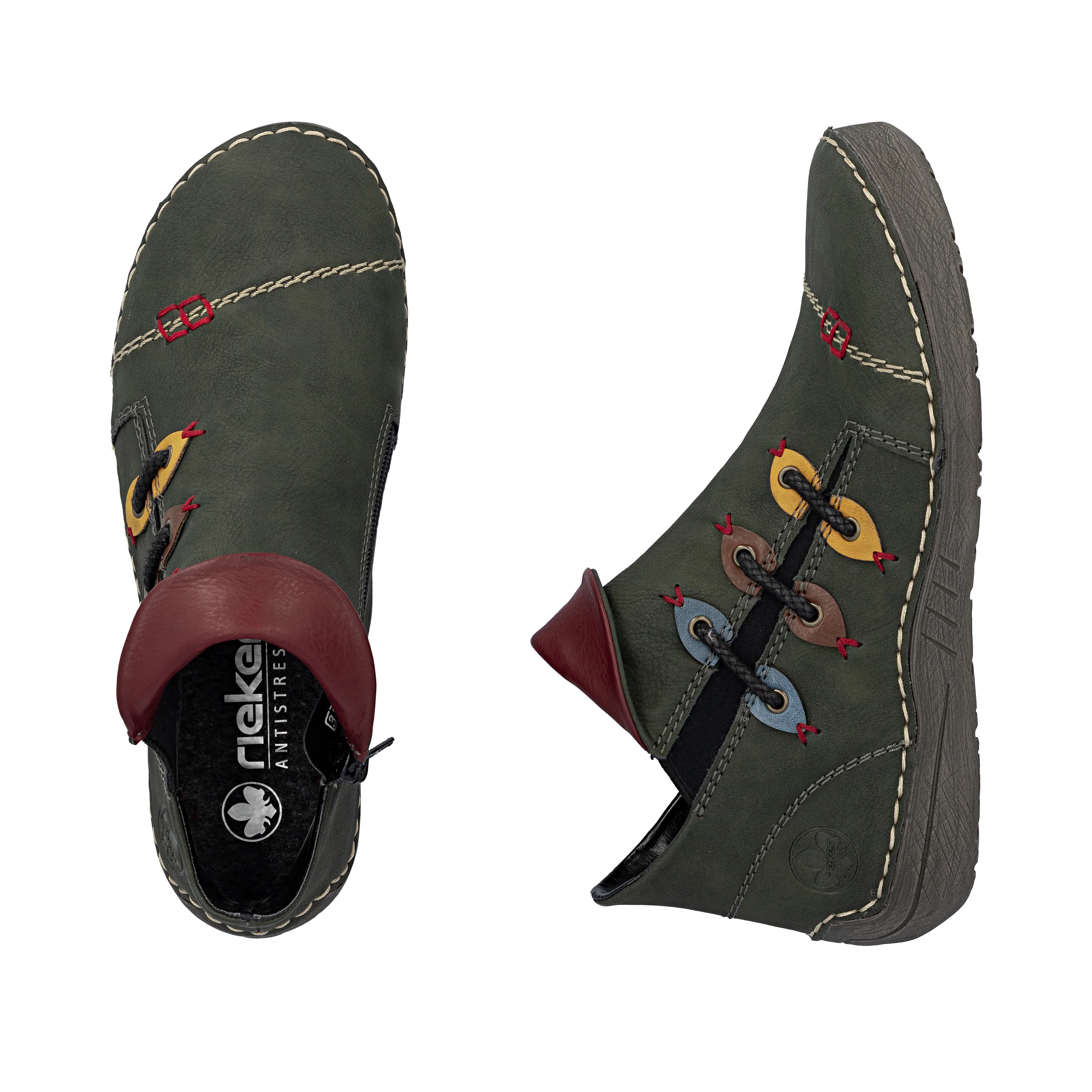 Rieker Woman's Boots - Green | 72581-54 - Image 9