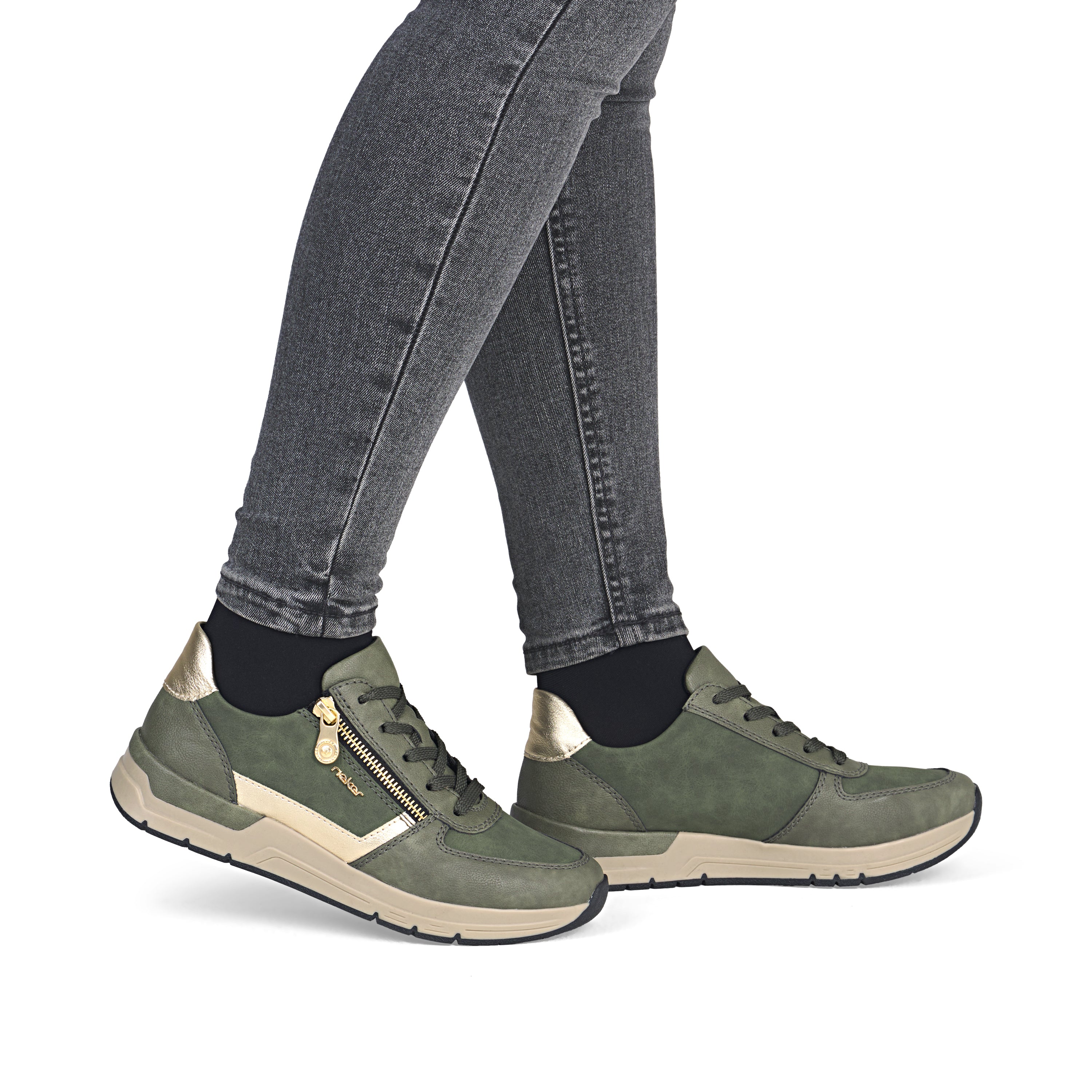 Rieker Woman's Shoes - Green | 58902-54 - Image 10
