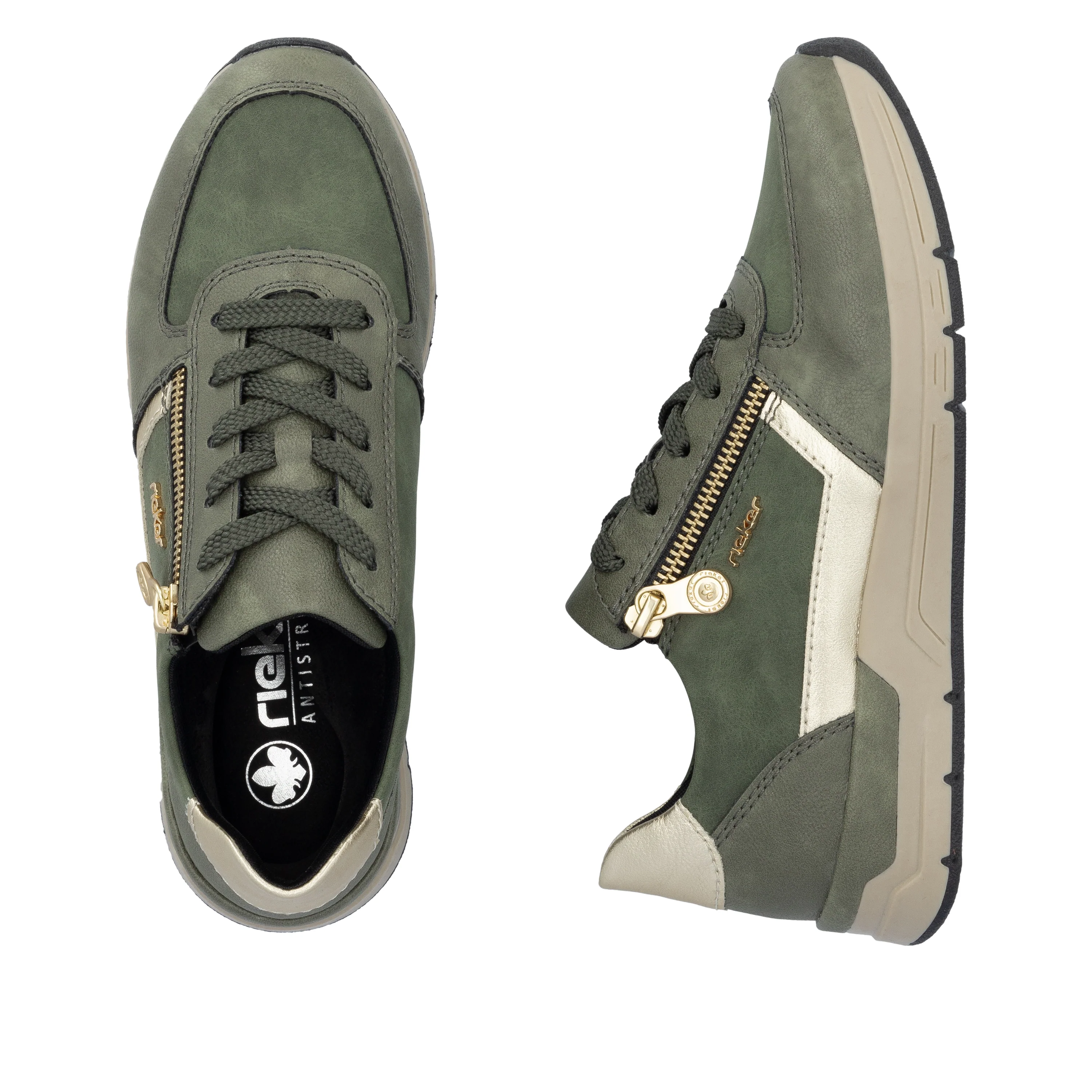 Rieker Woman's Shoes - Green | 58902-54 - Image 9