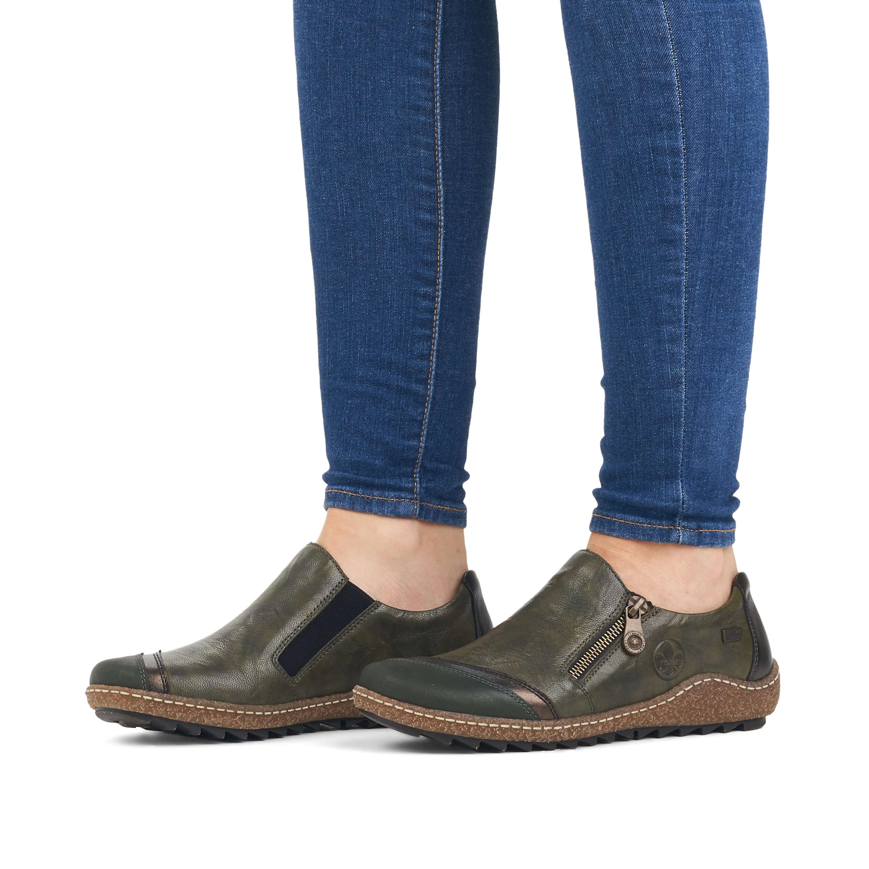 Rieker Woman's Shoes - Green | L7571-54 - Image 10