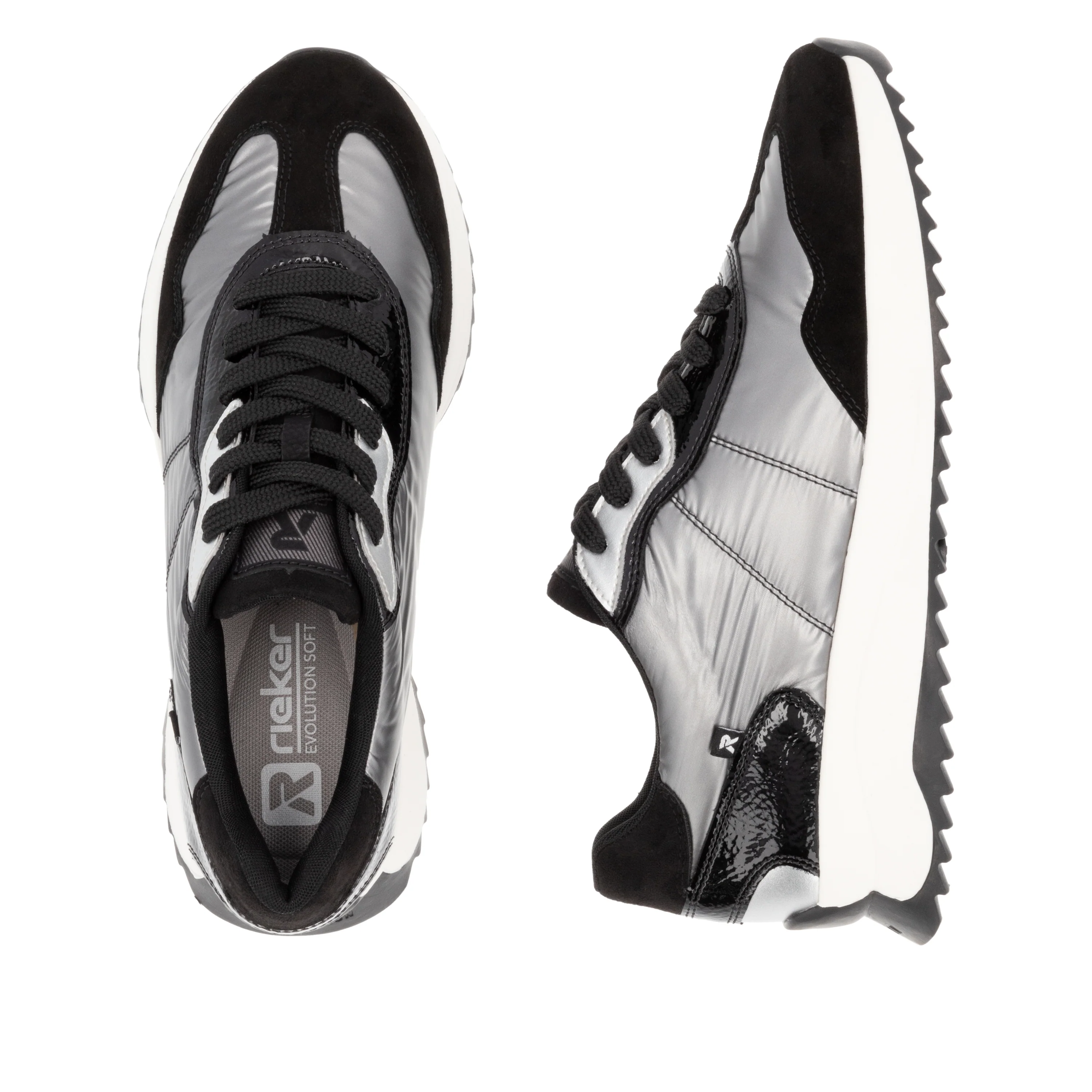 Rieker Sport Woman's Shoes - Grey | W1306-42 - Image 9