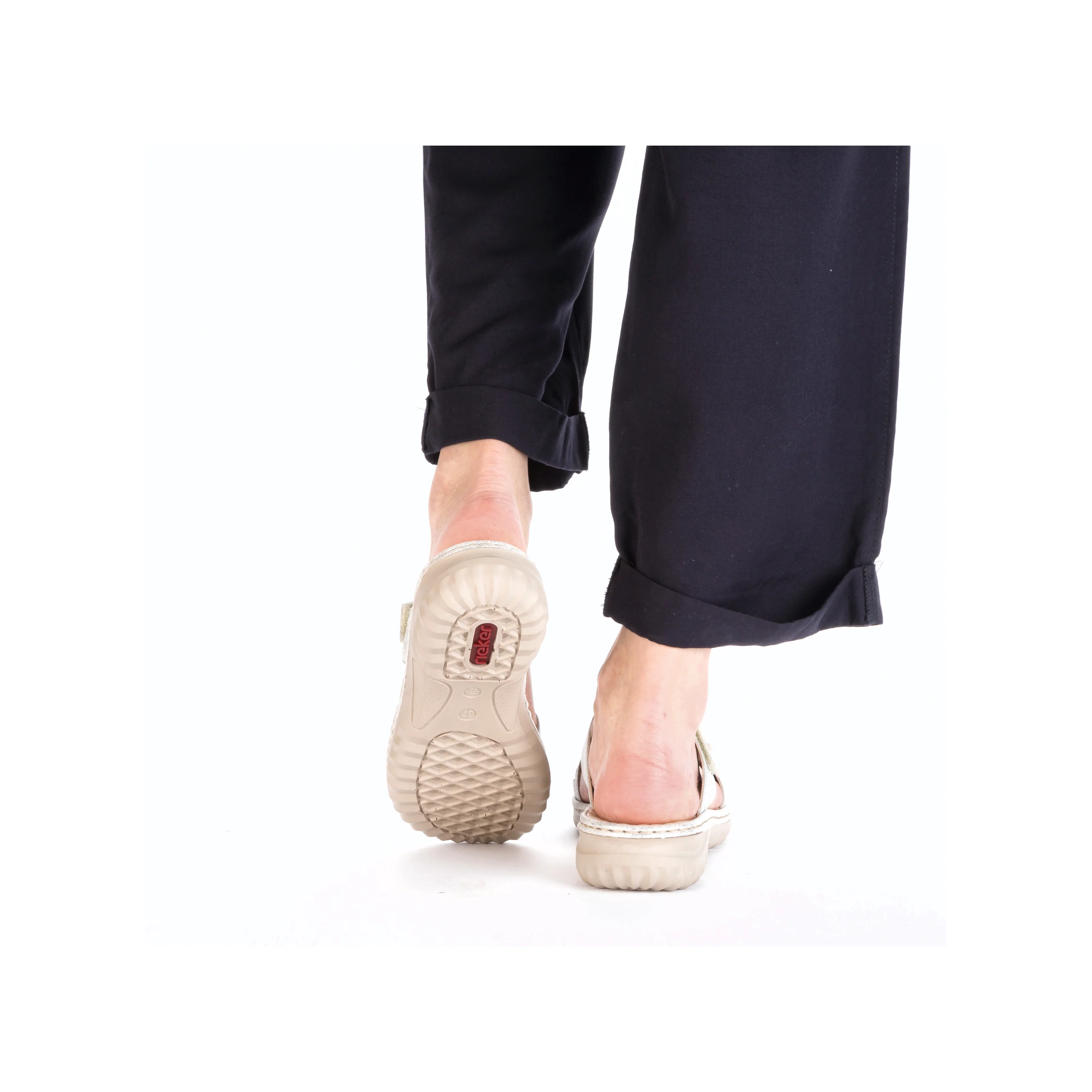 Rieker Woman's Sandals - Grey | 60481-40 - Image 12