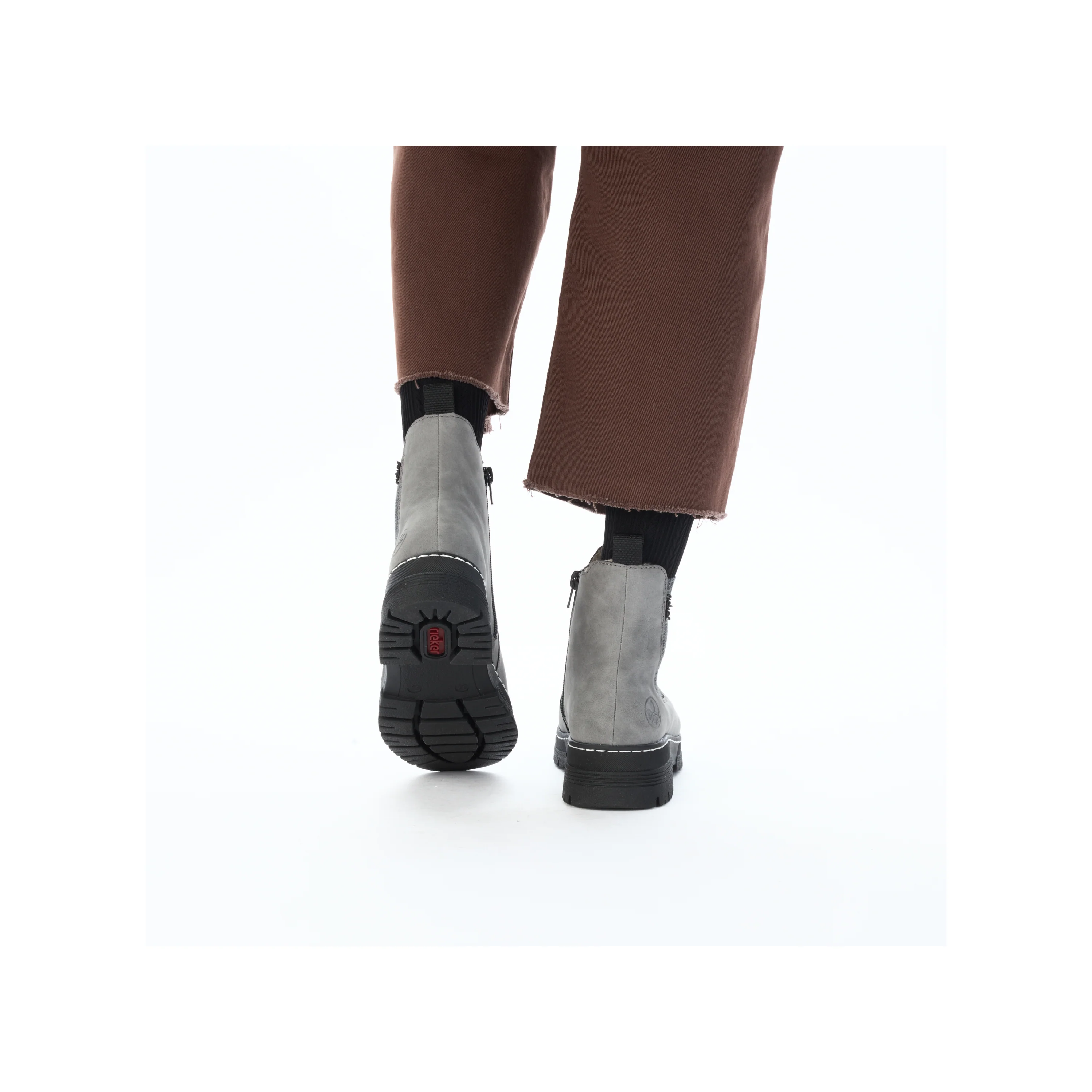 Rieker Woman's Boots - Grey | 73892-42 - Image 12