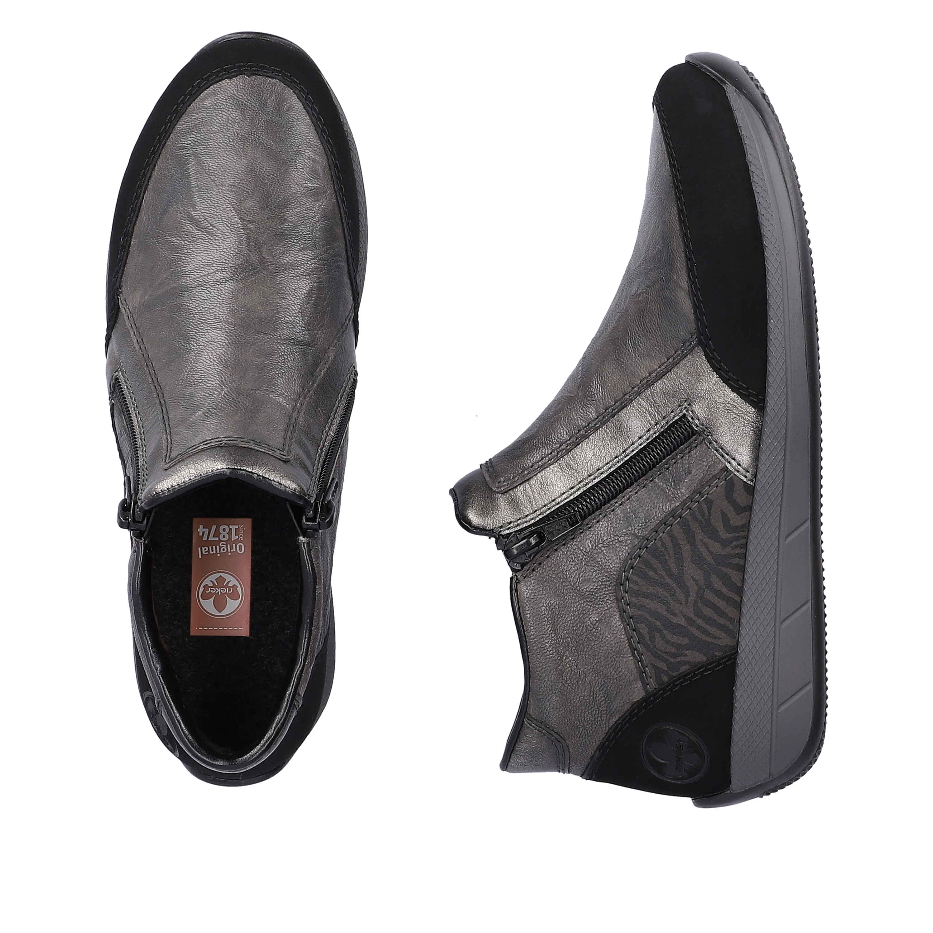 Rieker Woman's Boots - Grey | N1152-42 - Image 18