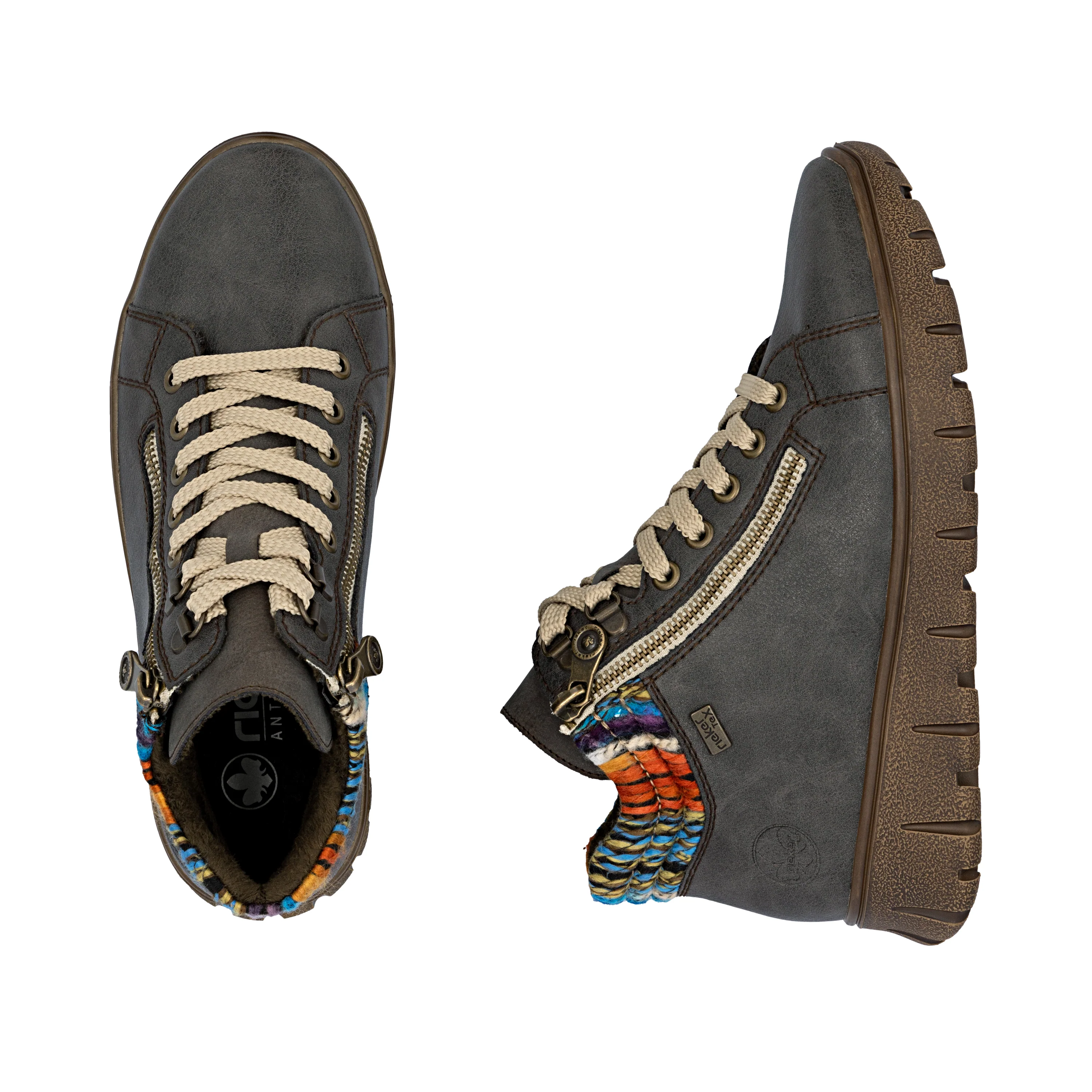 Rieker Woman's Boots - Grey | N1305-45 - Image 9