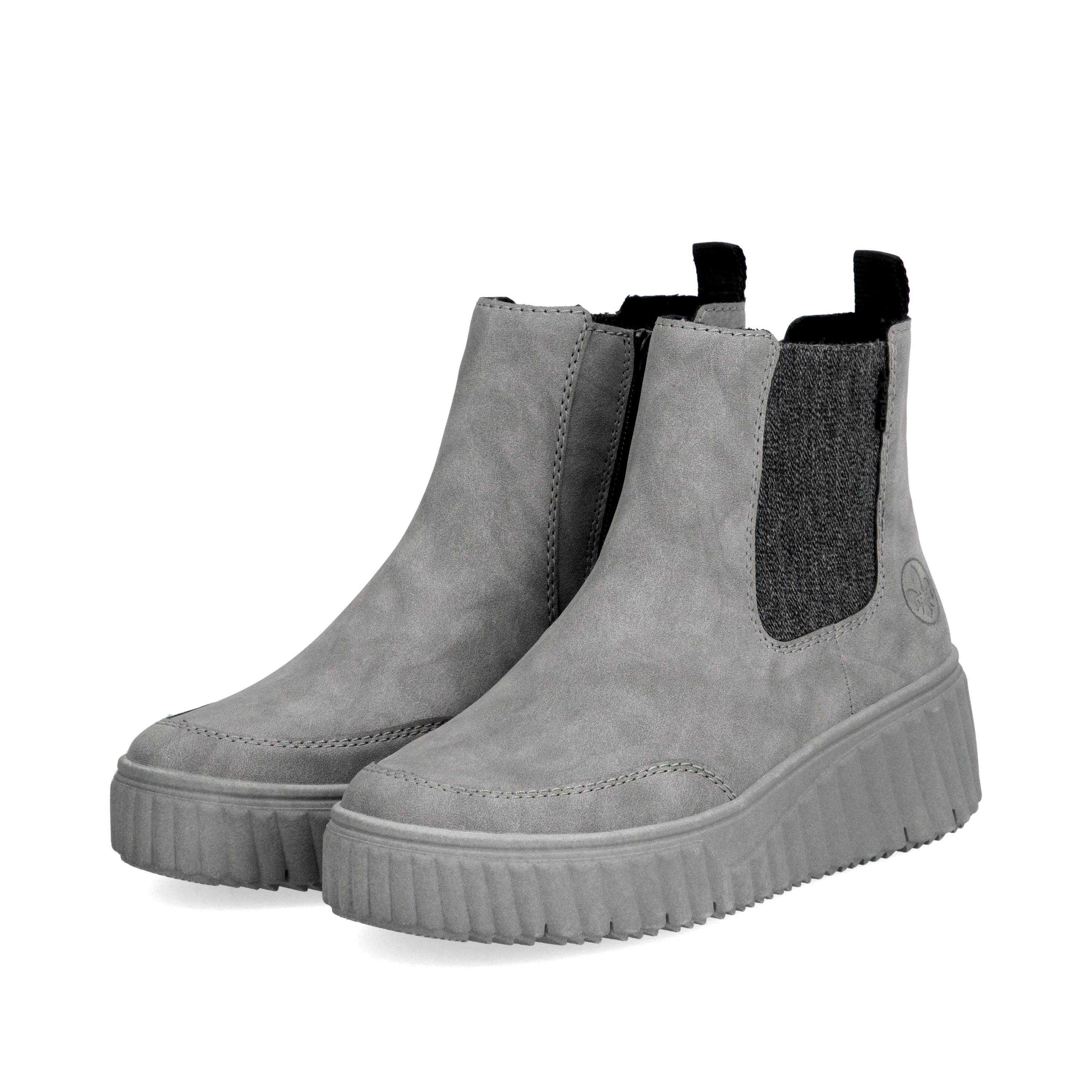 Rieker Woman's Boots - Grey | N2553-40 - Image 8