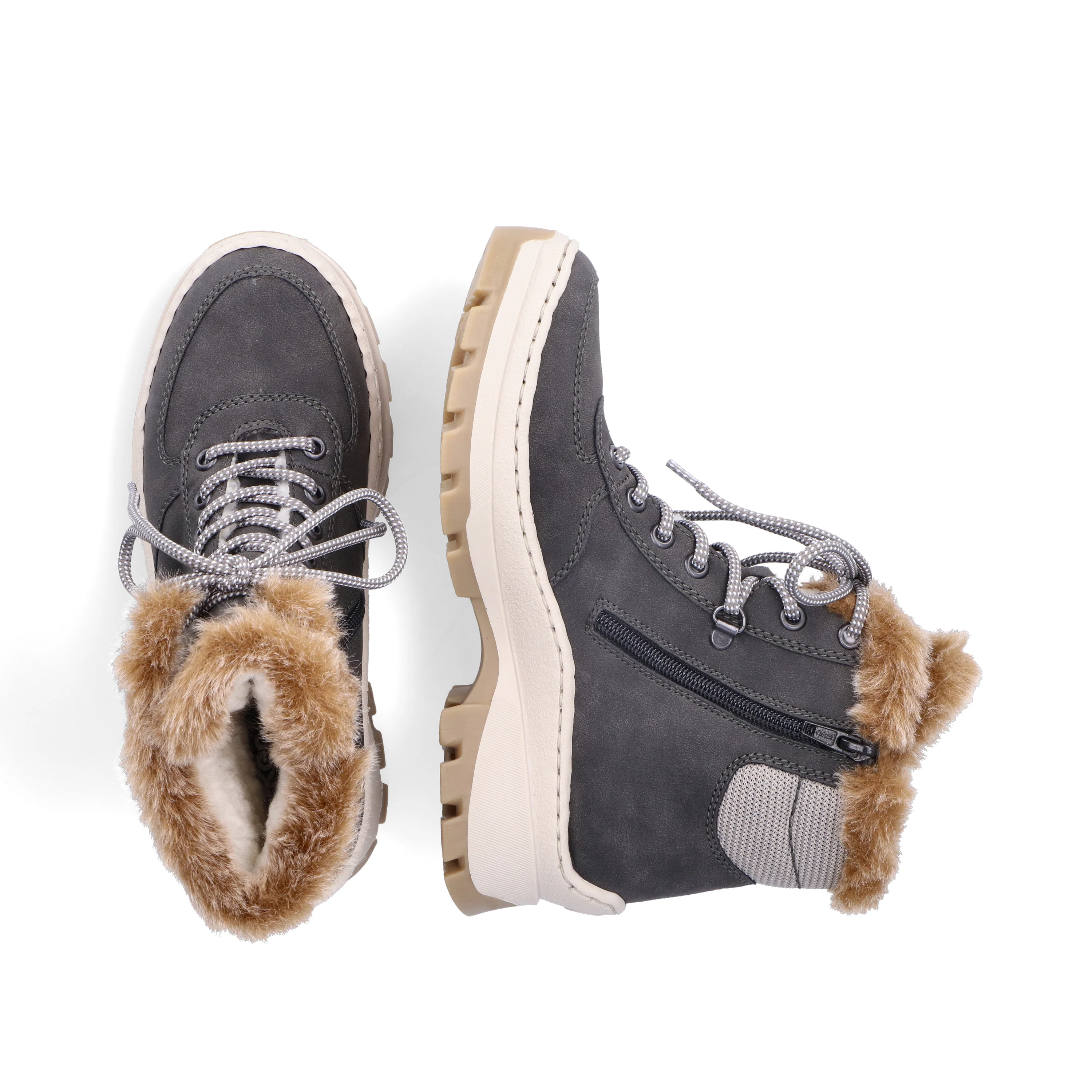 Rieker Woman's Boots - Grey | X9335-45 - Image 16