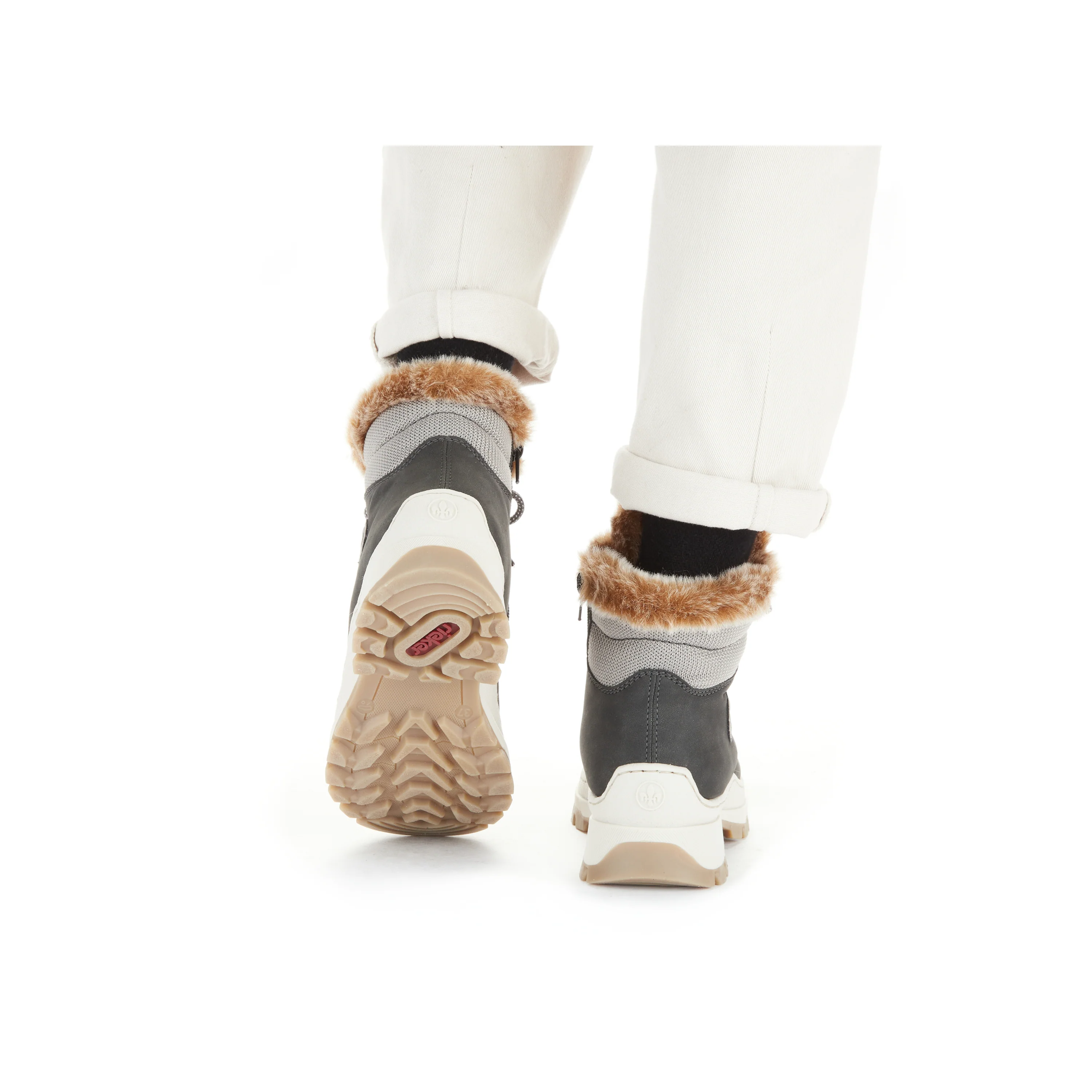 Rieker Woman's Boots - Grey | X9335-45 - Image 22