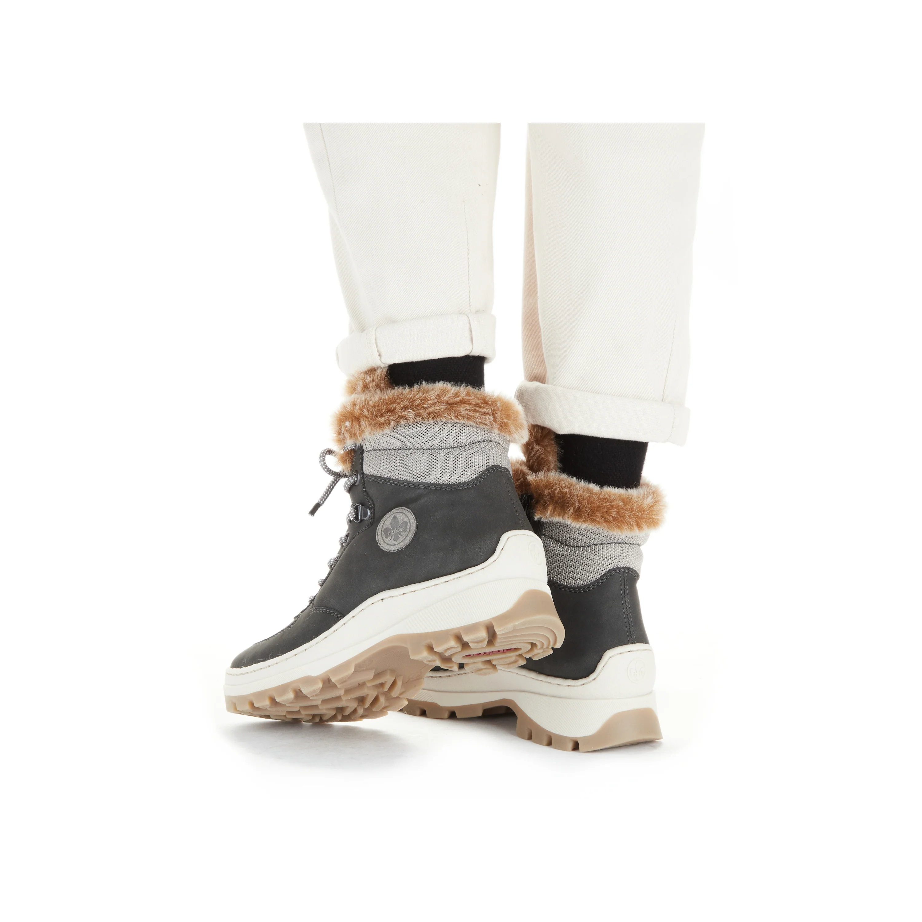 Rieker Woman's Boots - Grey | X9335-45 - Image 23