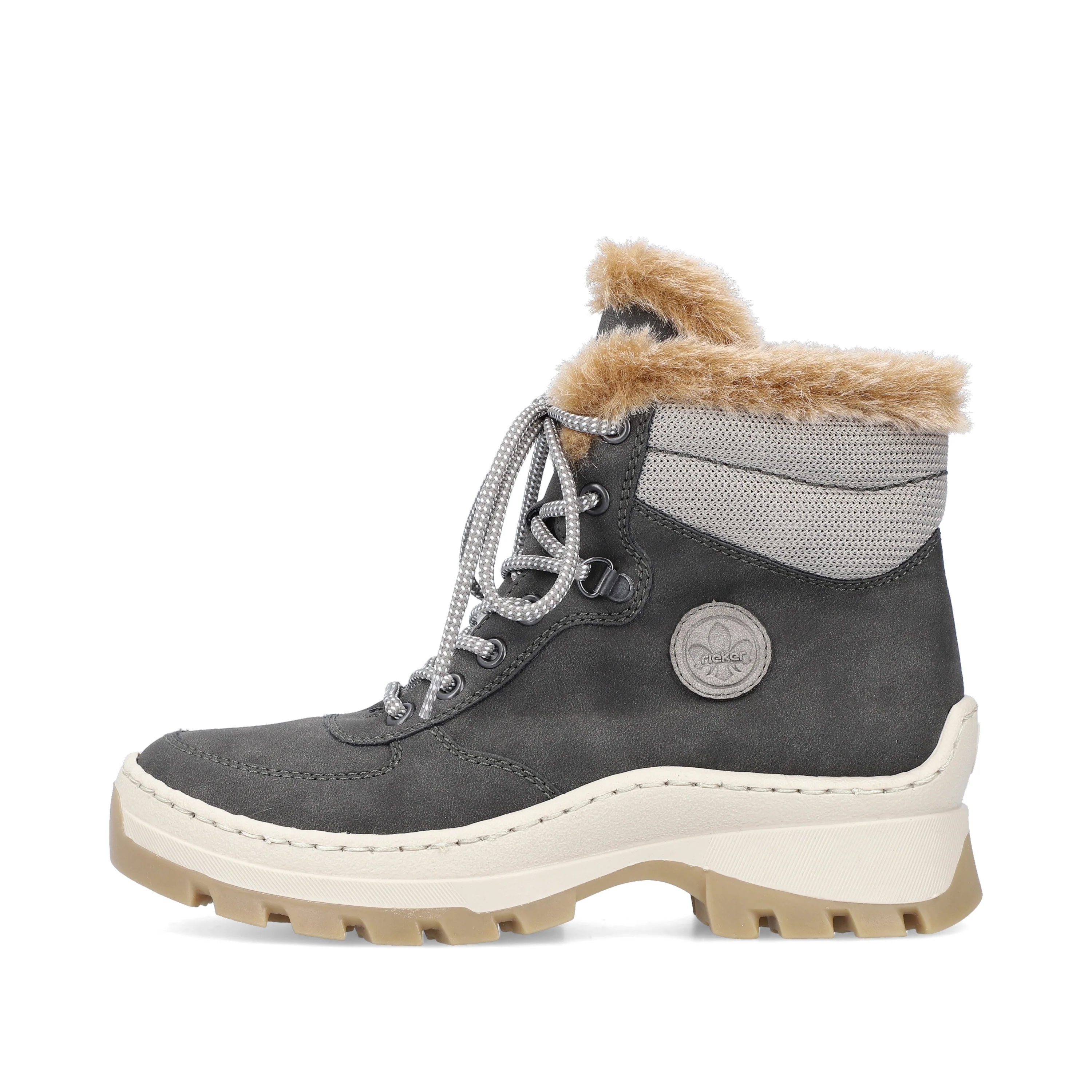 Rieker Woman's Boots - Grey | X9335-45 - Image 8