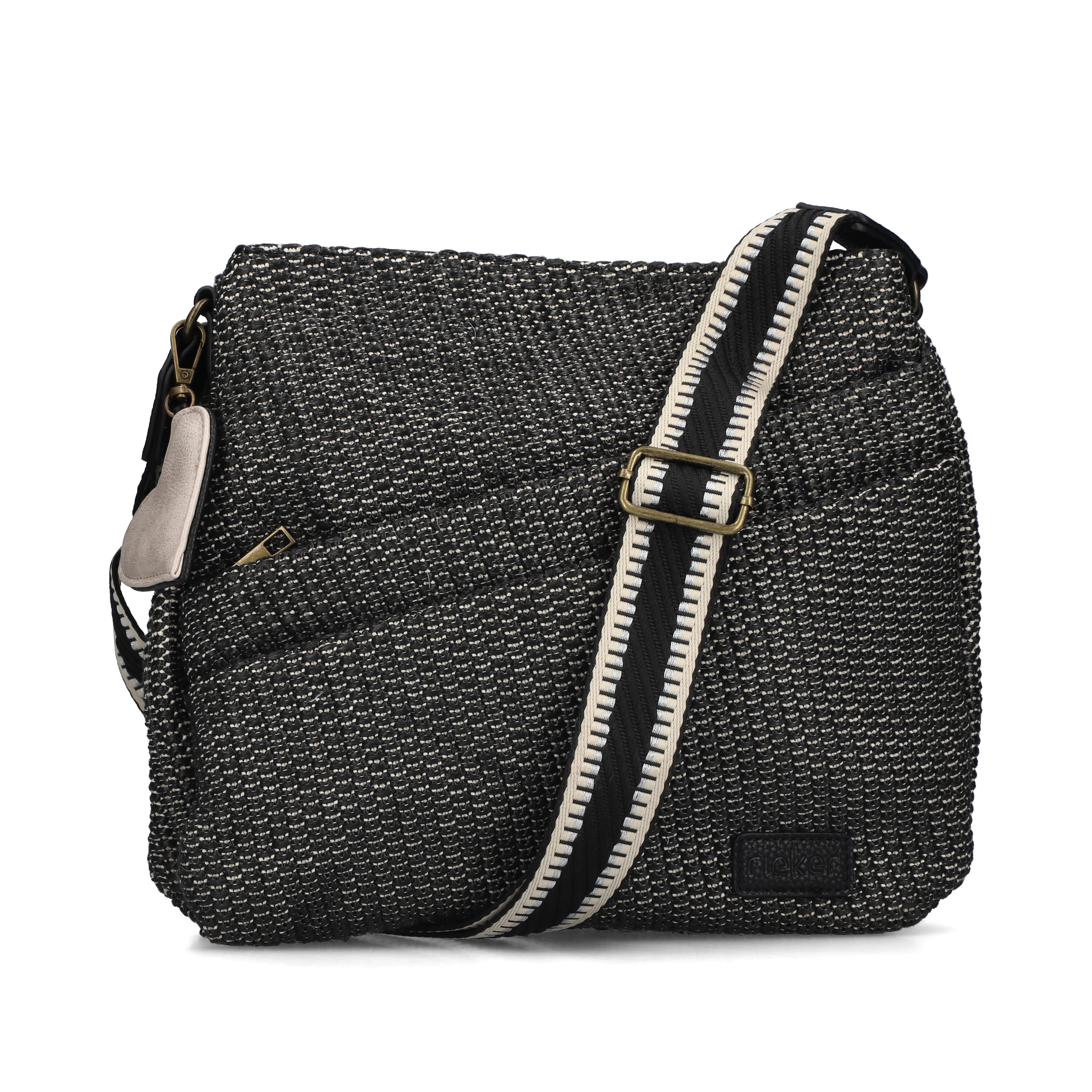 Rieker Women's Shoulder Bag - Black | H1004-92 - Image 2