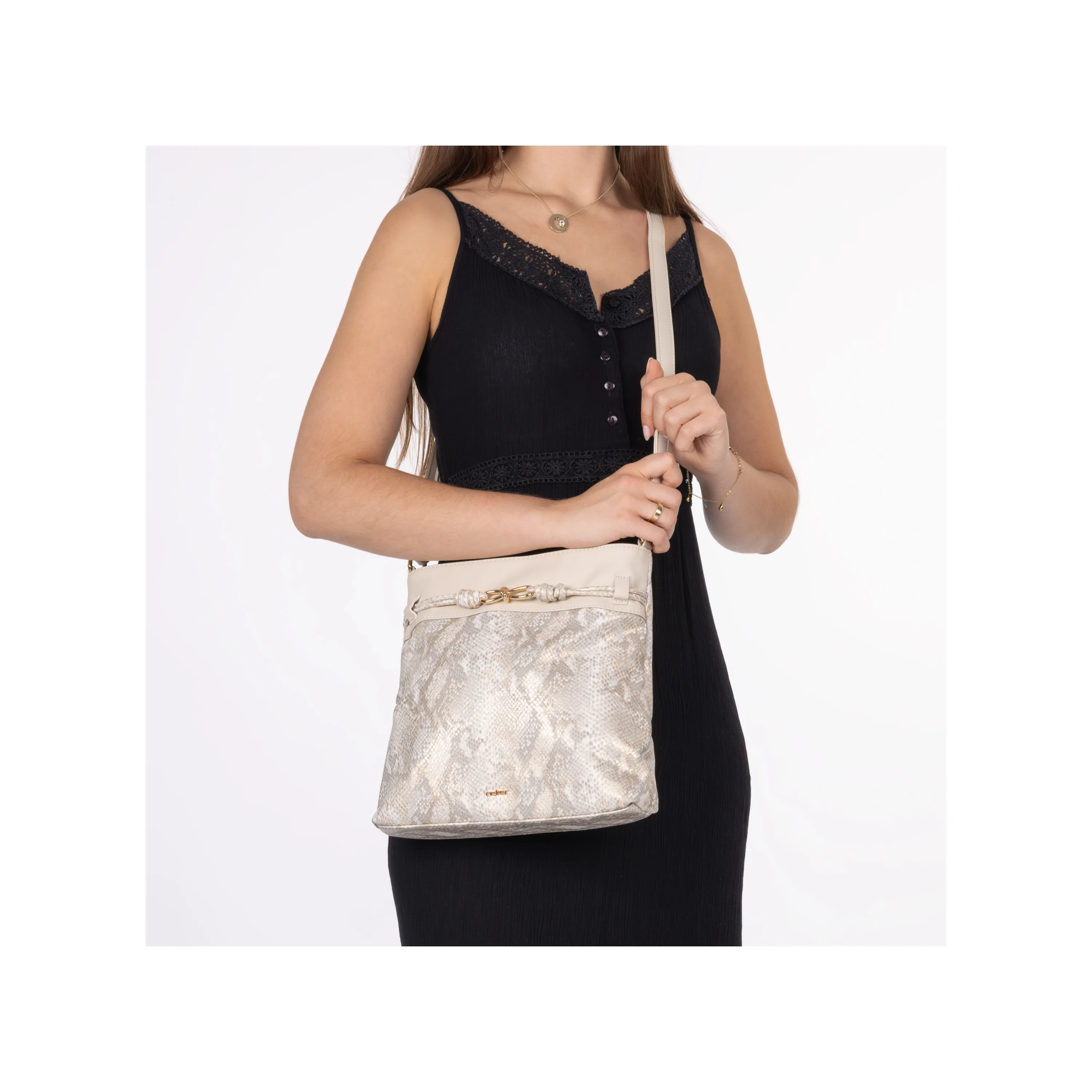 Rieker Women's Shoulder Bag - Gold | H1032-90 - Image 7