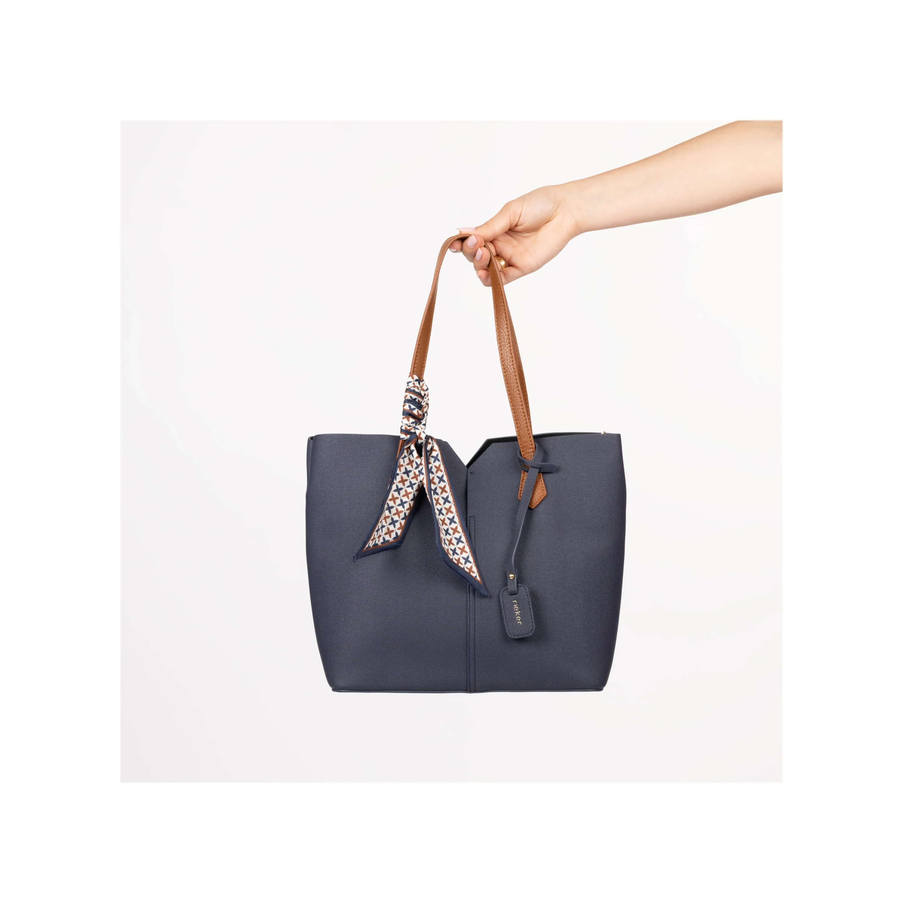 Rieker Women's Shopper Bag - Blue | H1045-14 - Image 13