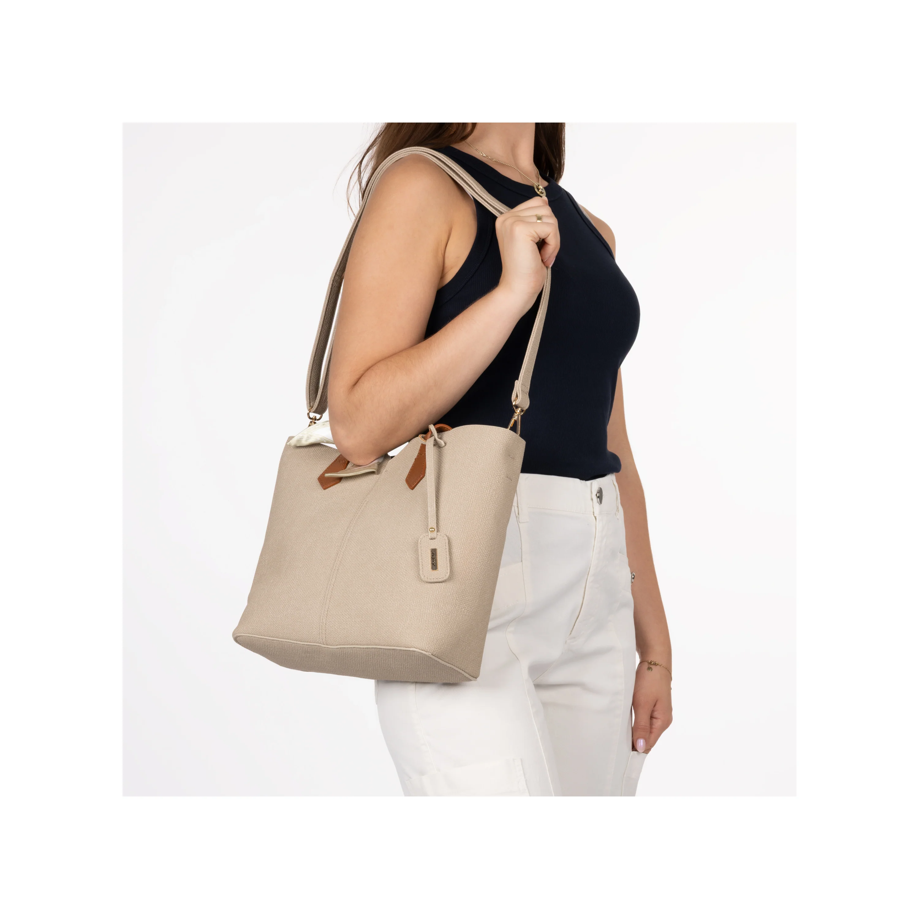 Rieker Women's Shopper Bag - Beige | H1045-60 - Image 17