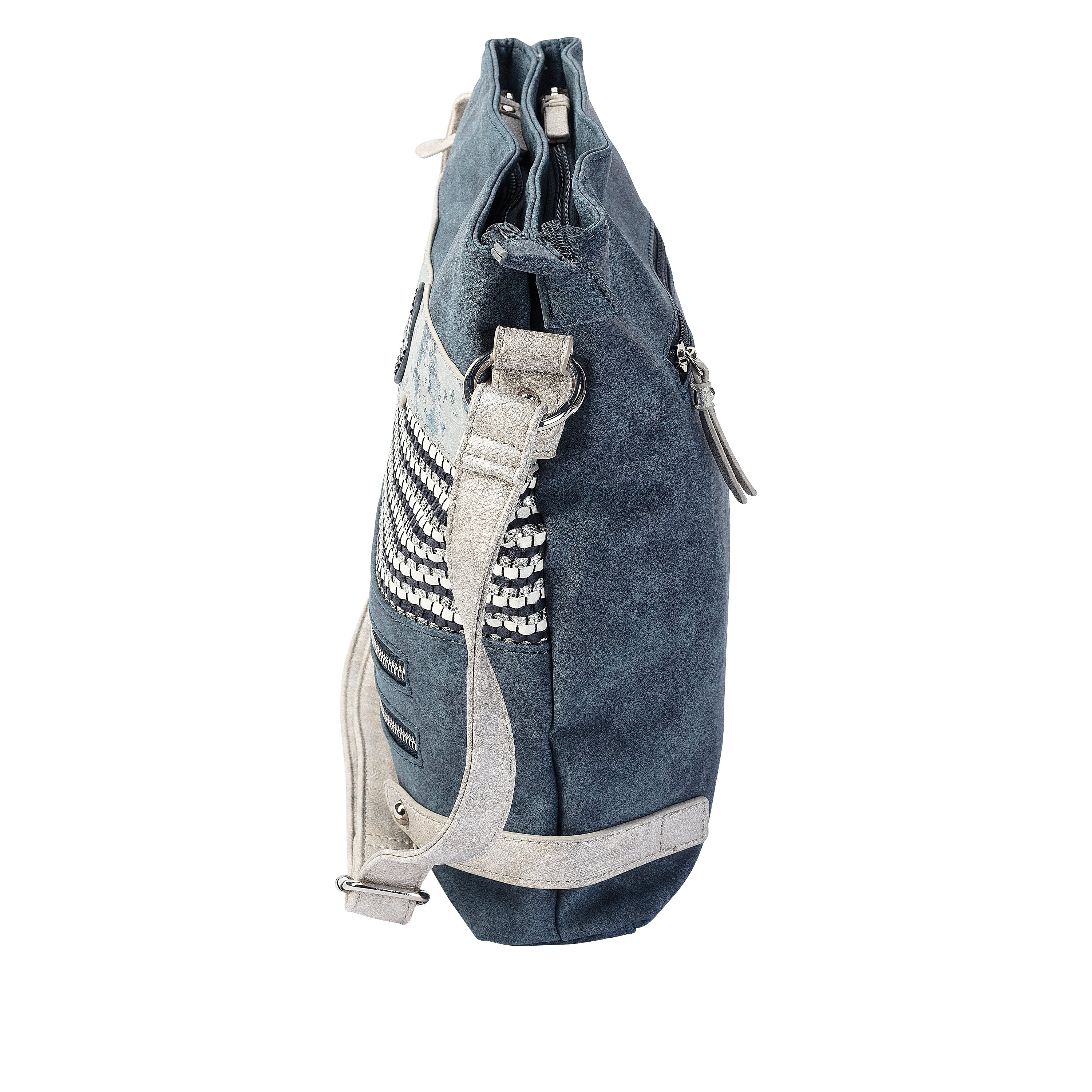 Rieker Women's Shoulder Bag - Blue | H1346-16 - Image 7