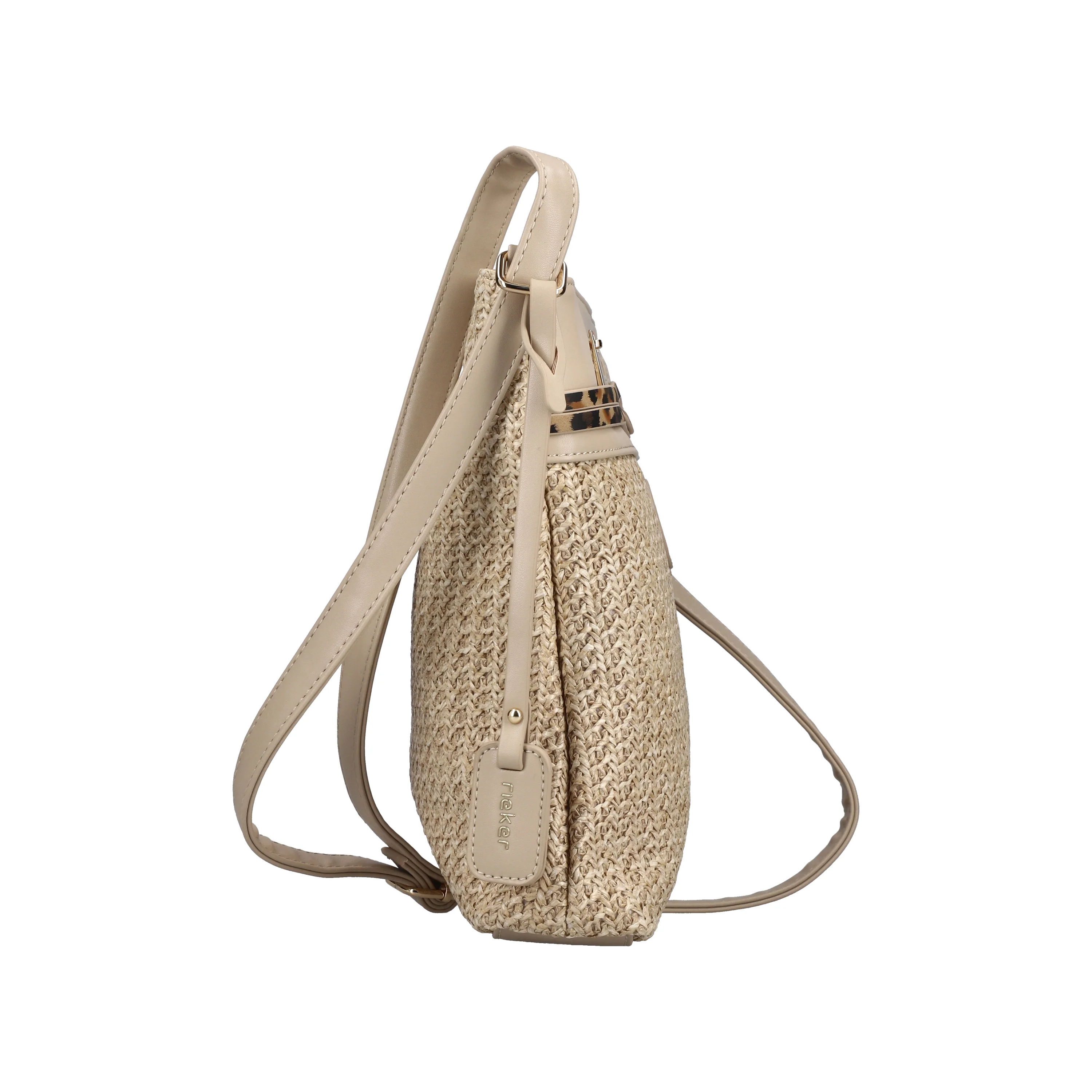 Rieker Women's Shoulder Bag - Beige | H1519-65 - Image 7