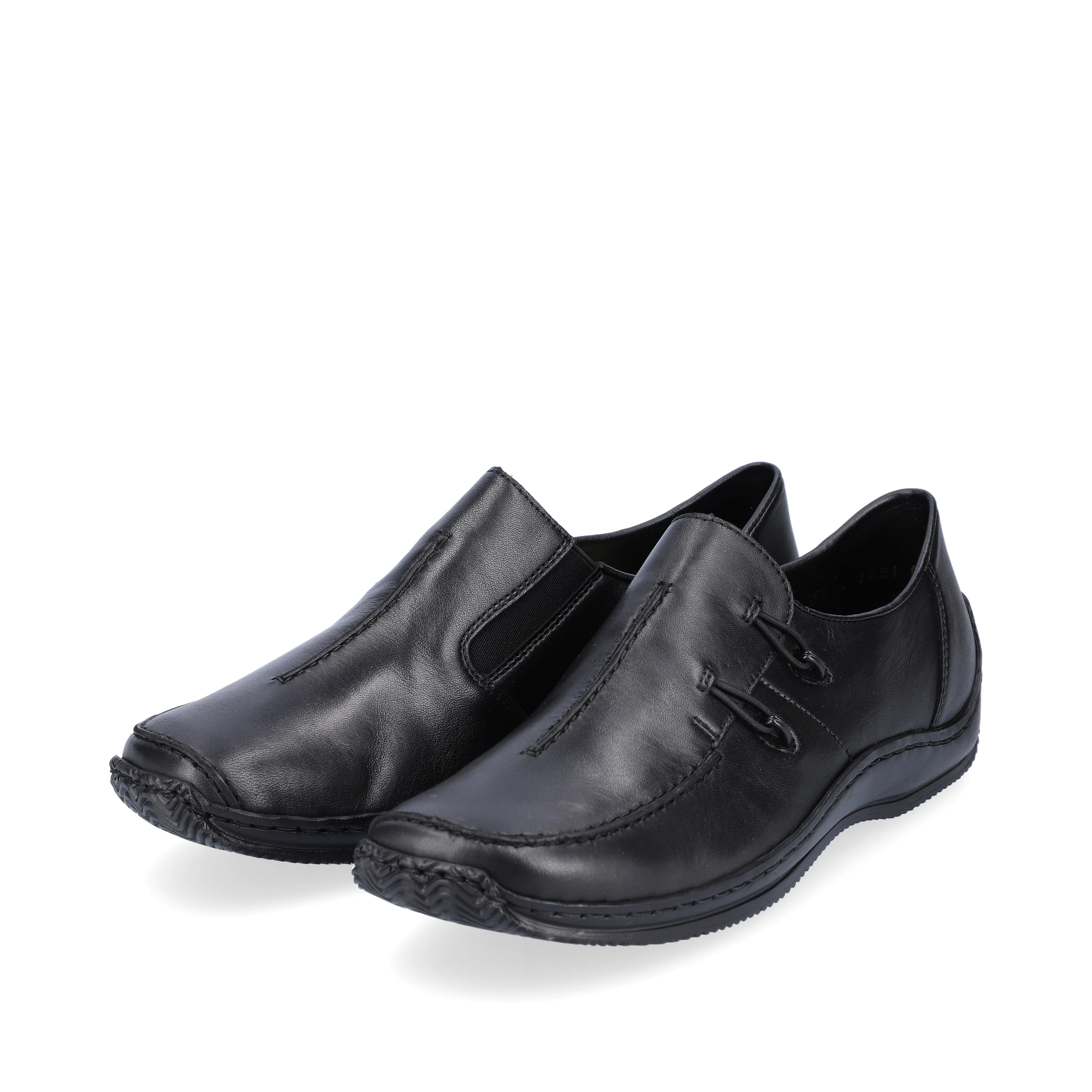 Rieker Women's Loafer Shoe - Black | L1751-00 - Image 16