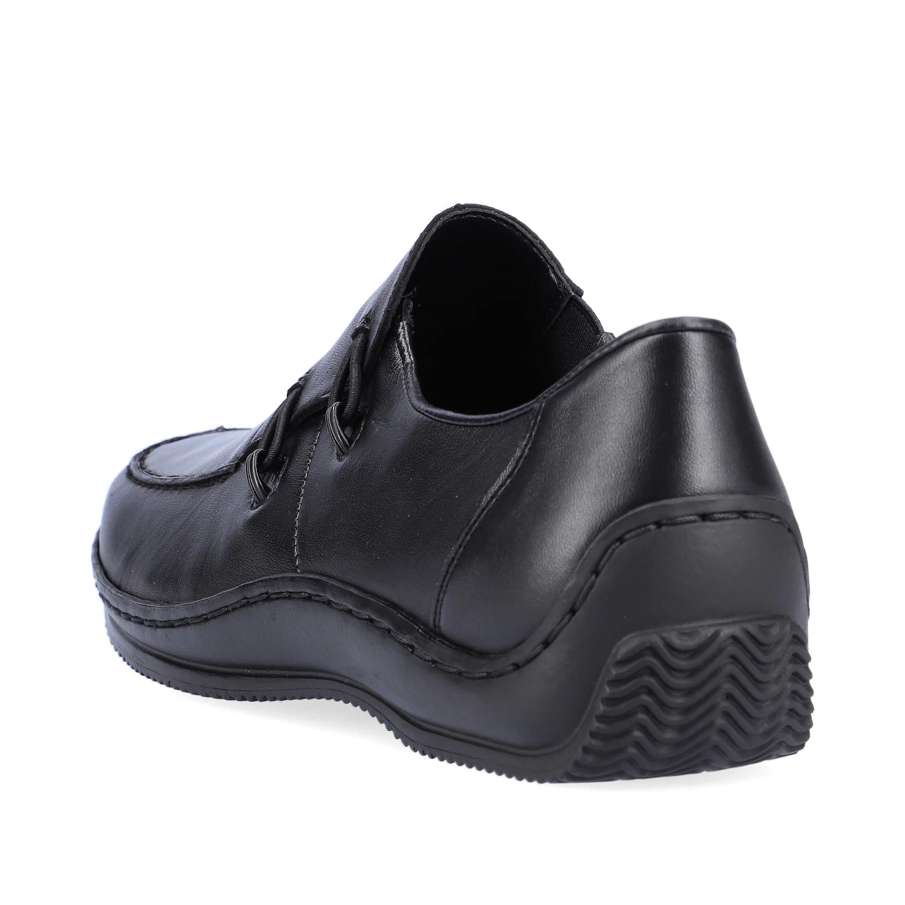 Rieker Women's Loafer Shoe - Black | L1751-00 - Image 6