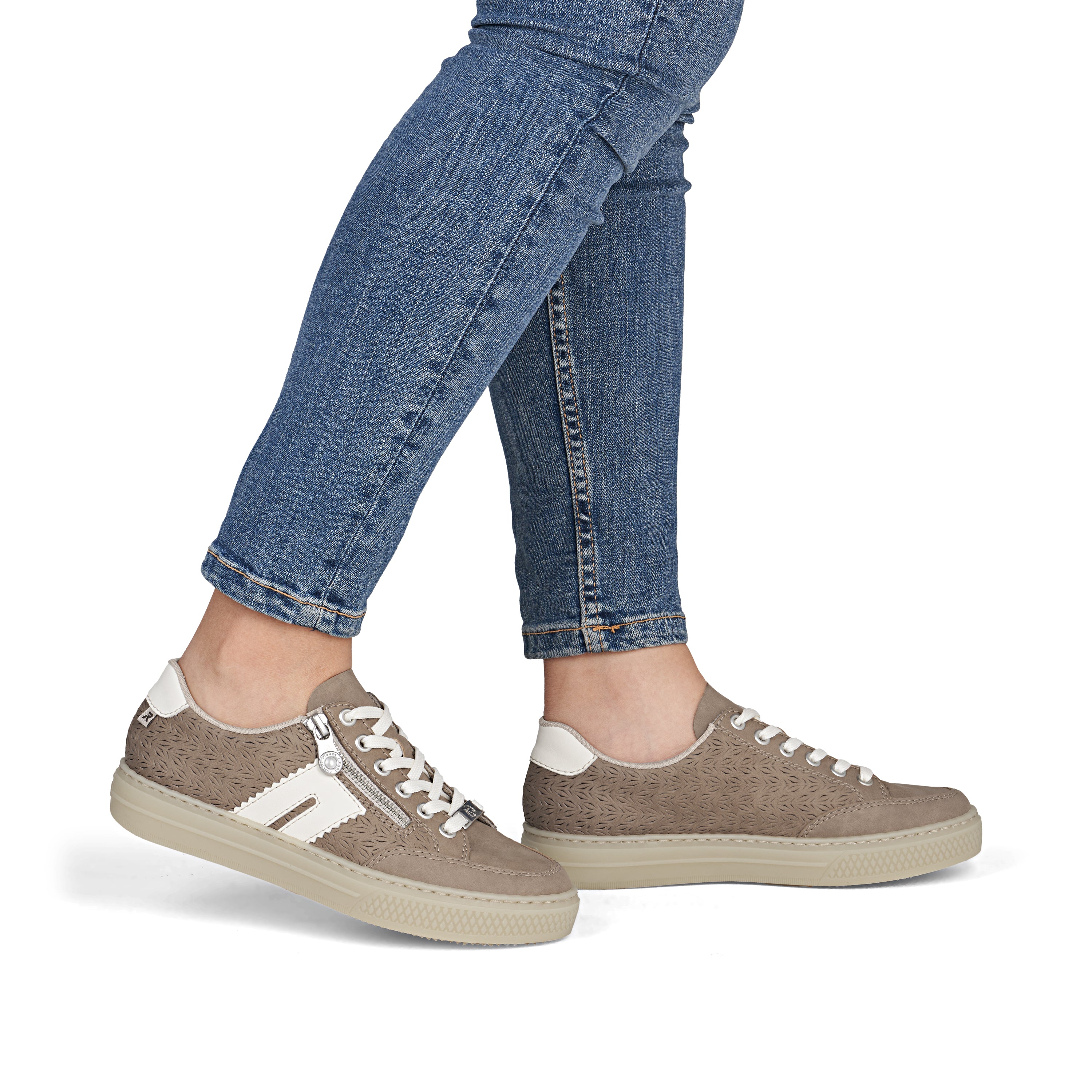 Rieker Women's Trainer - Beige | L5903-20 - Image 20