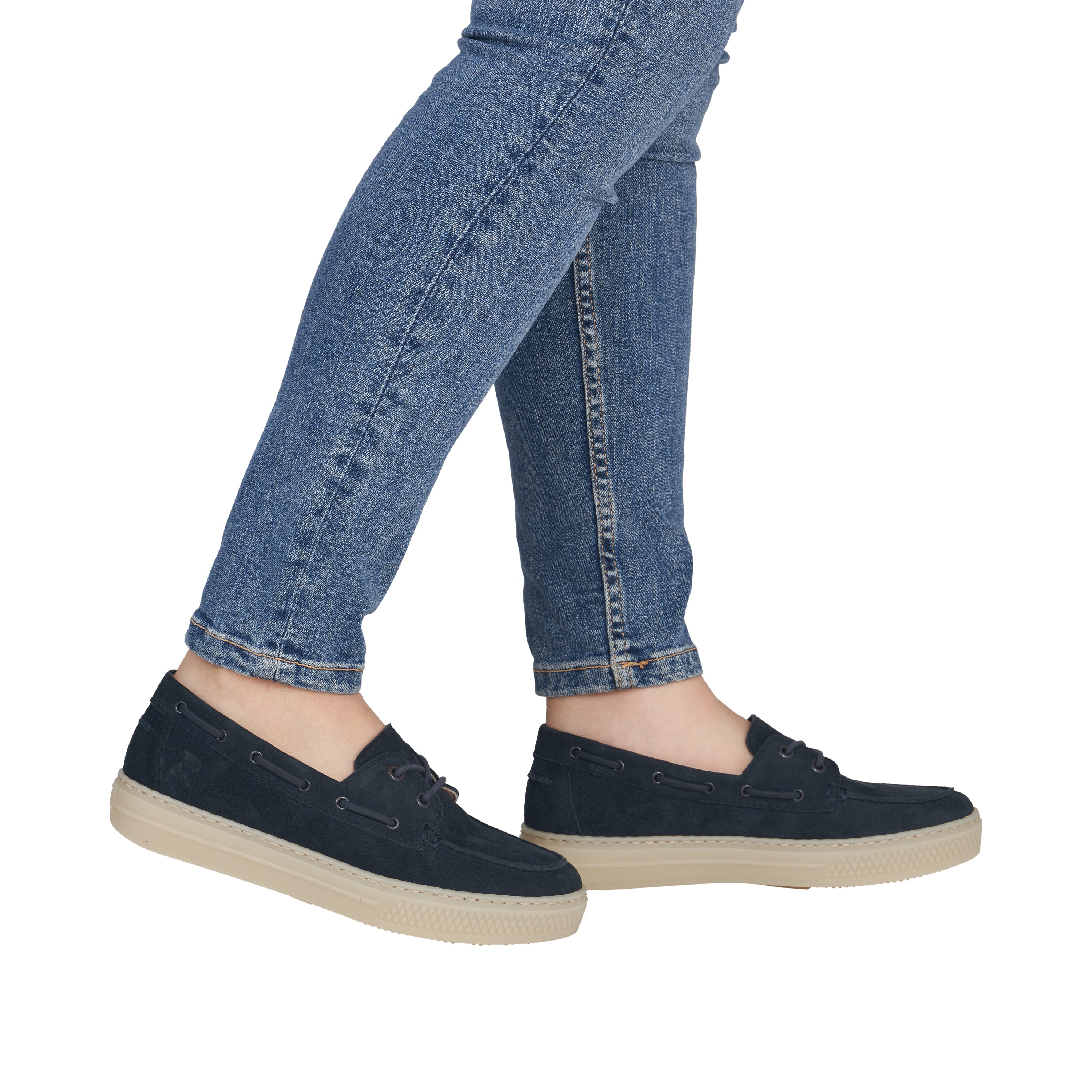 Rieker Women's Deck Shoe - Blue | L5905-14 - Image 19