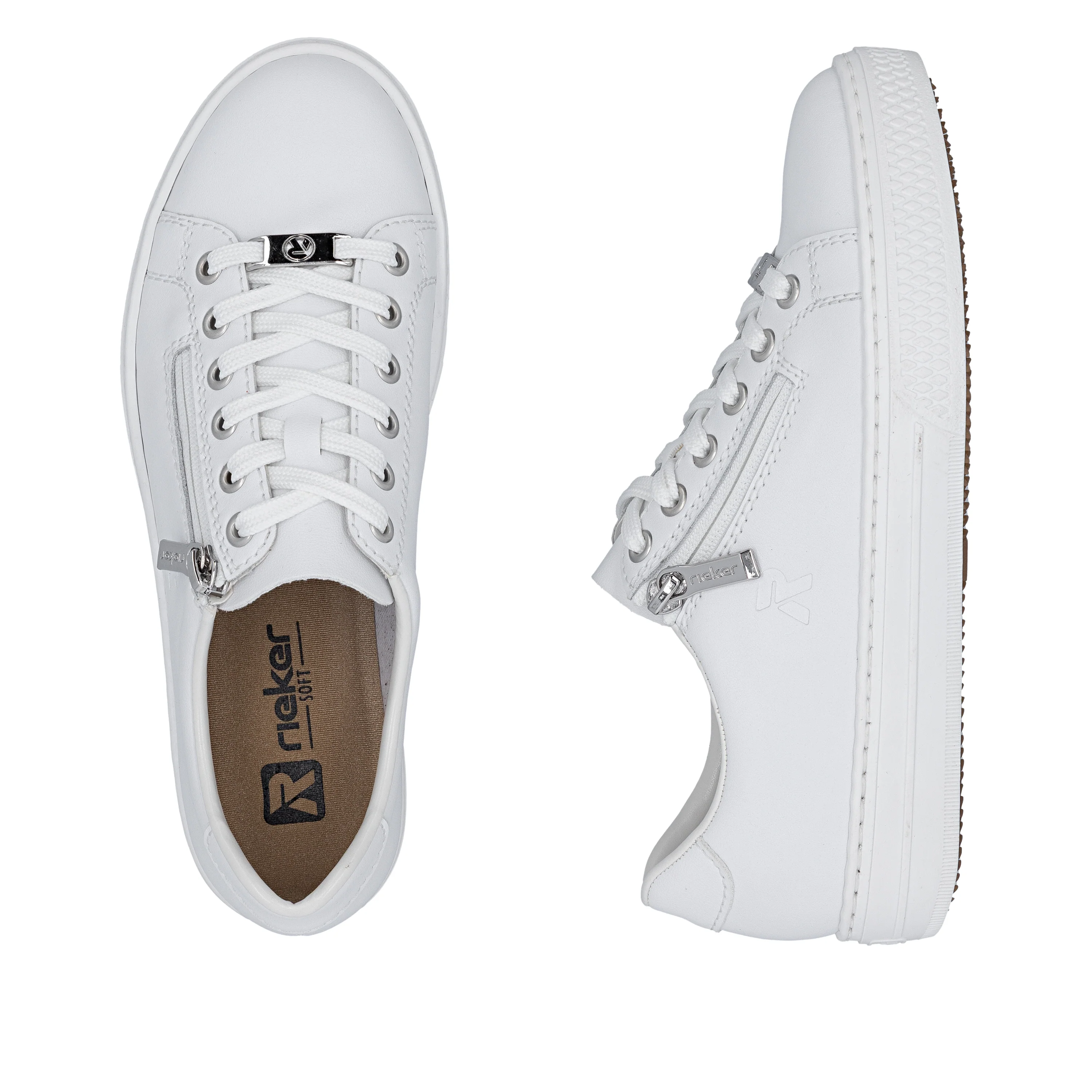 Rieker Women's Trainer - White | L59L1-83 - Image 17